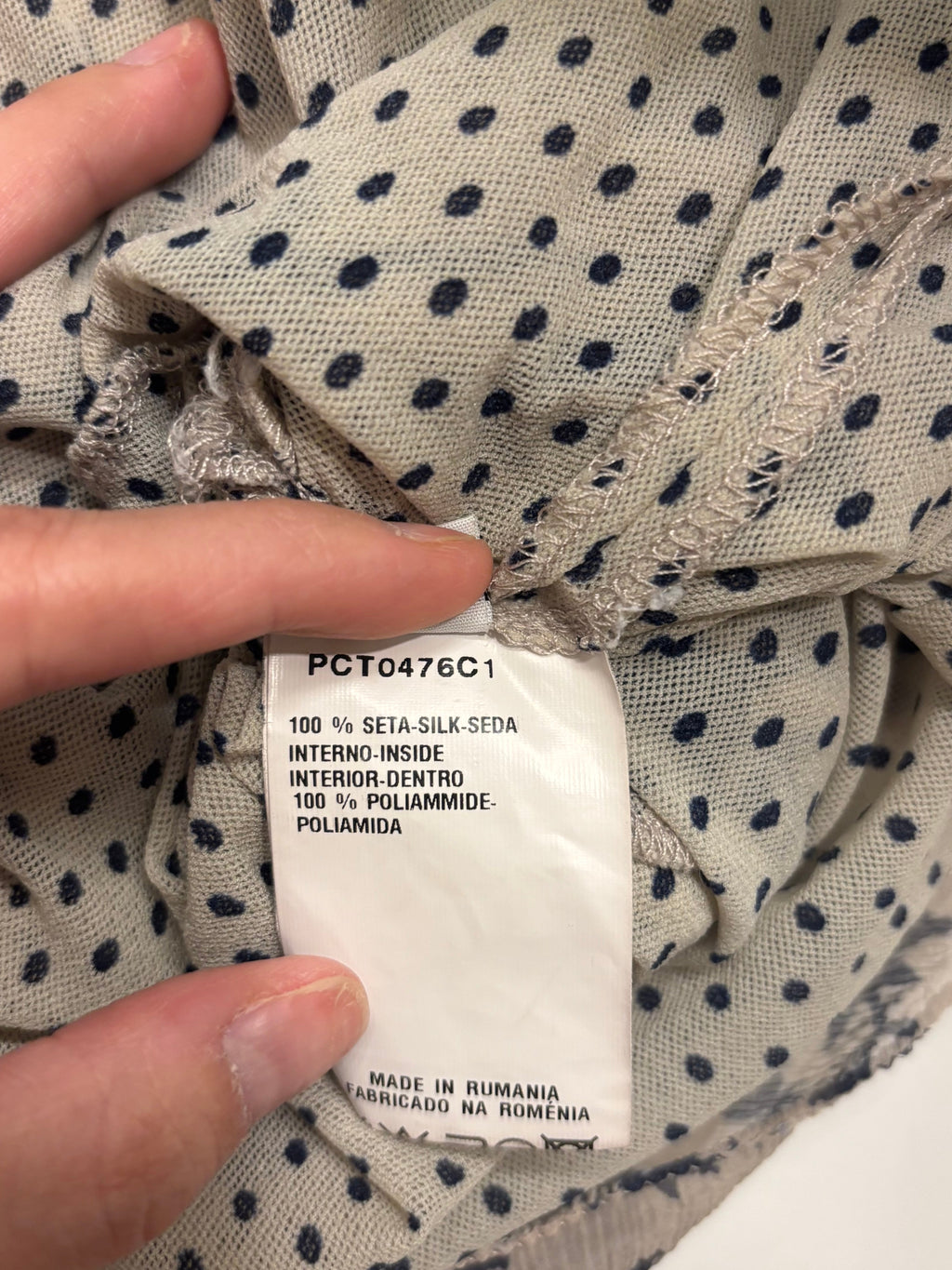 Mønstret Silke Topp
