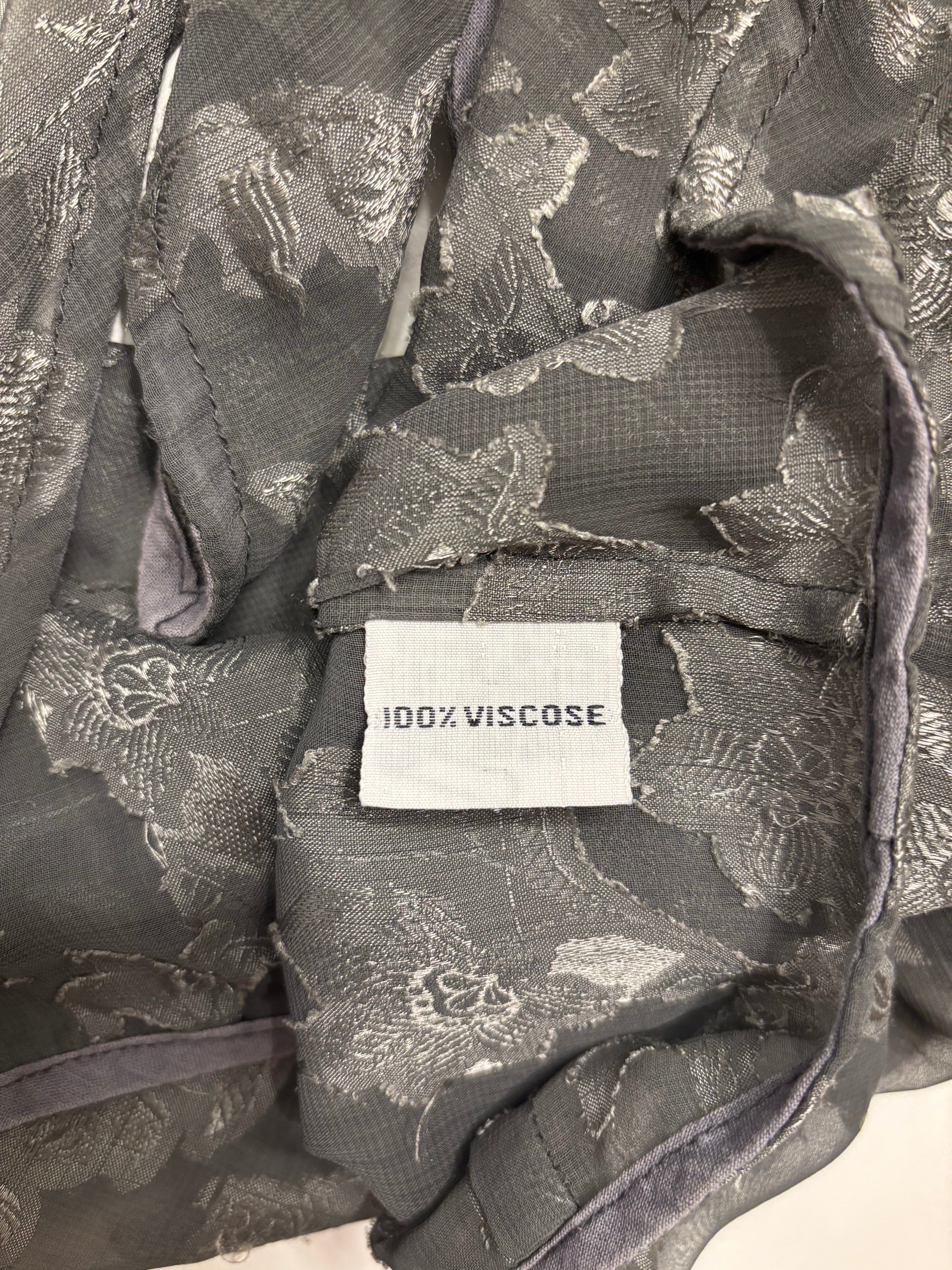 Grå Mesh Bolero