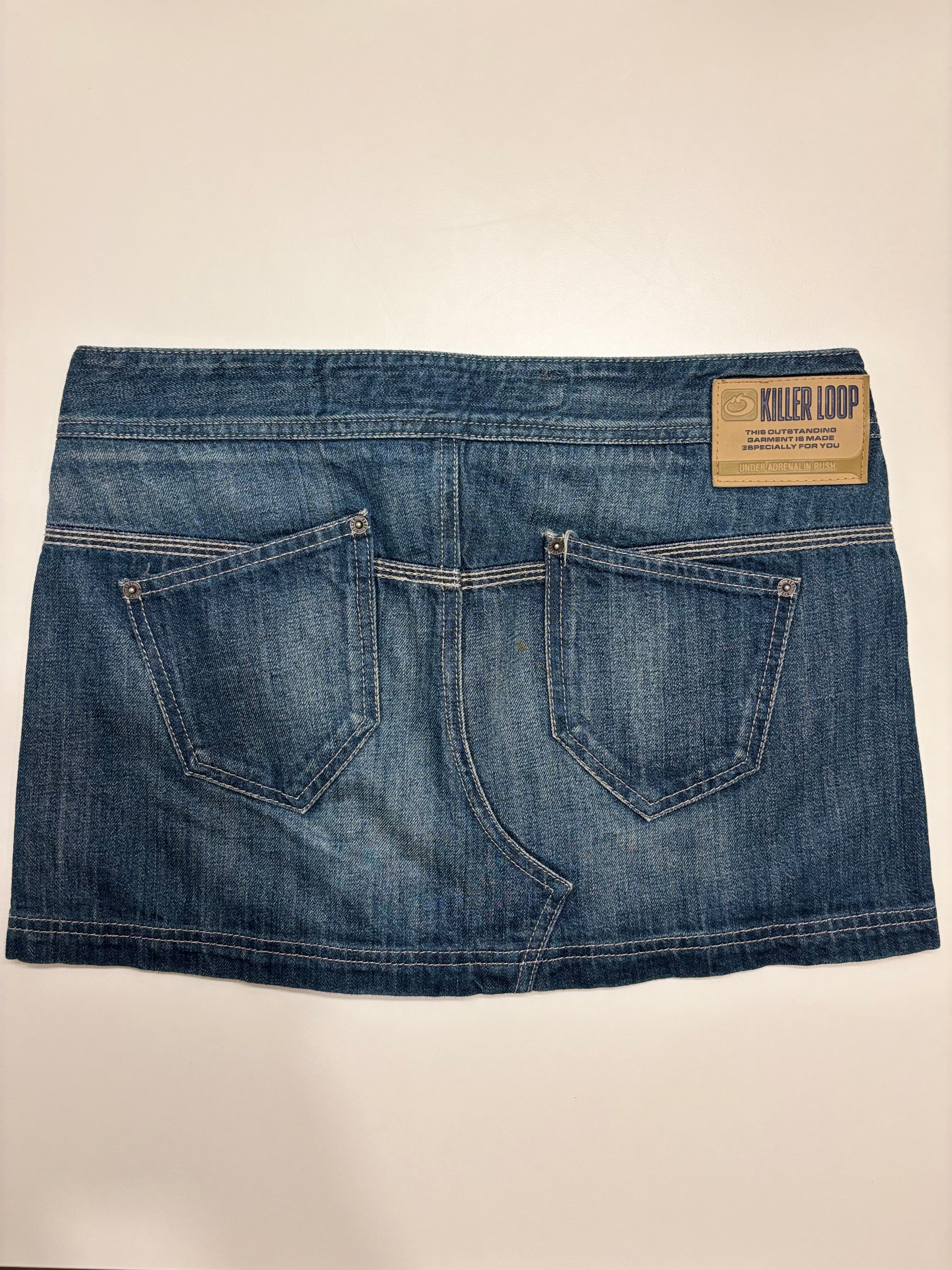 Mini Denim Skjørt