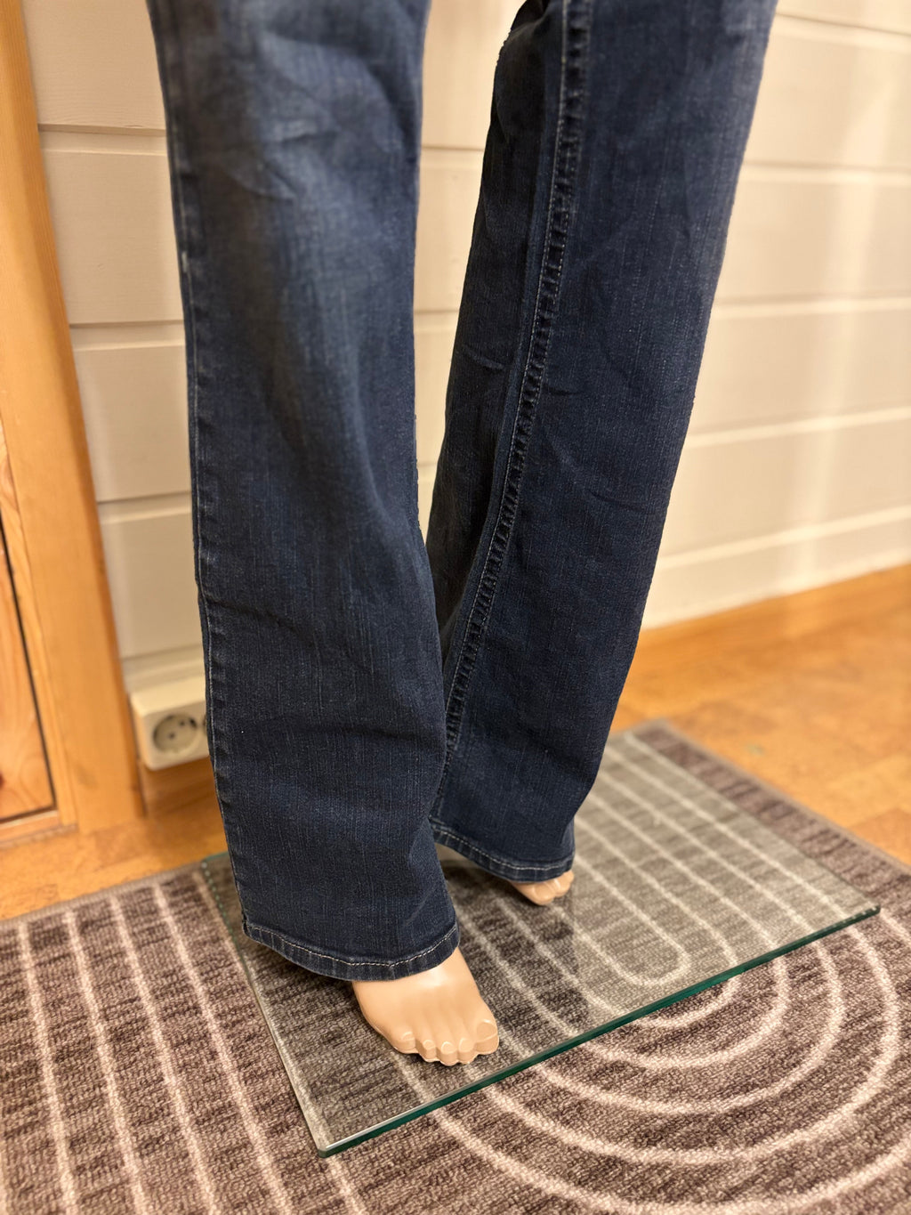 Vintage Jeans Bootcut Pyntede Lommer