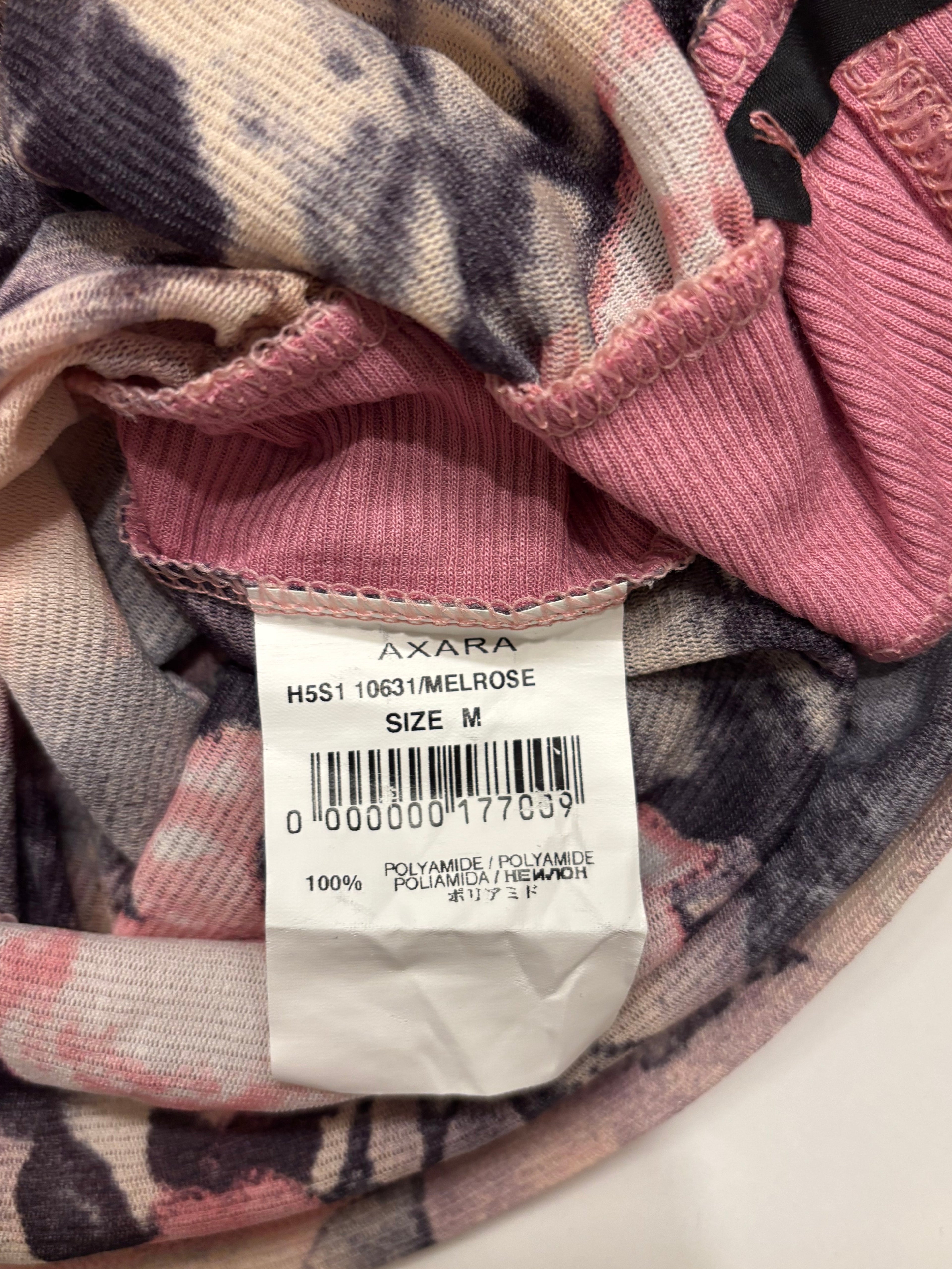 Blomstret Mesh Langermet Topp