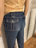 Mørkeblå Jeans Sleng