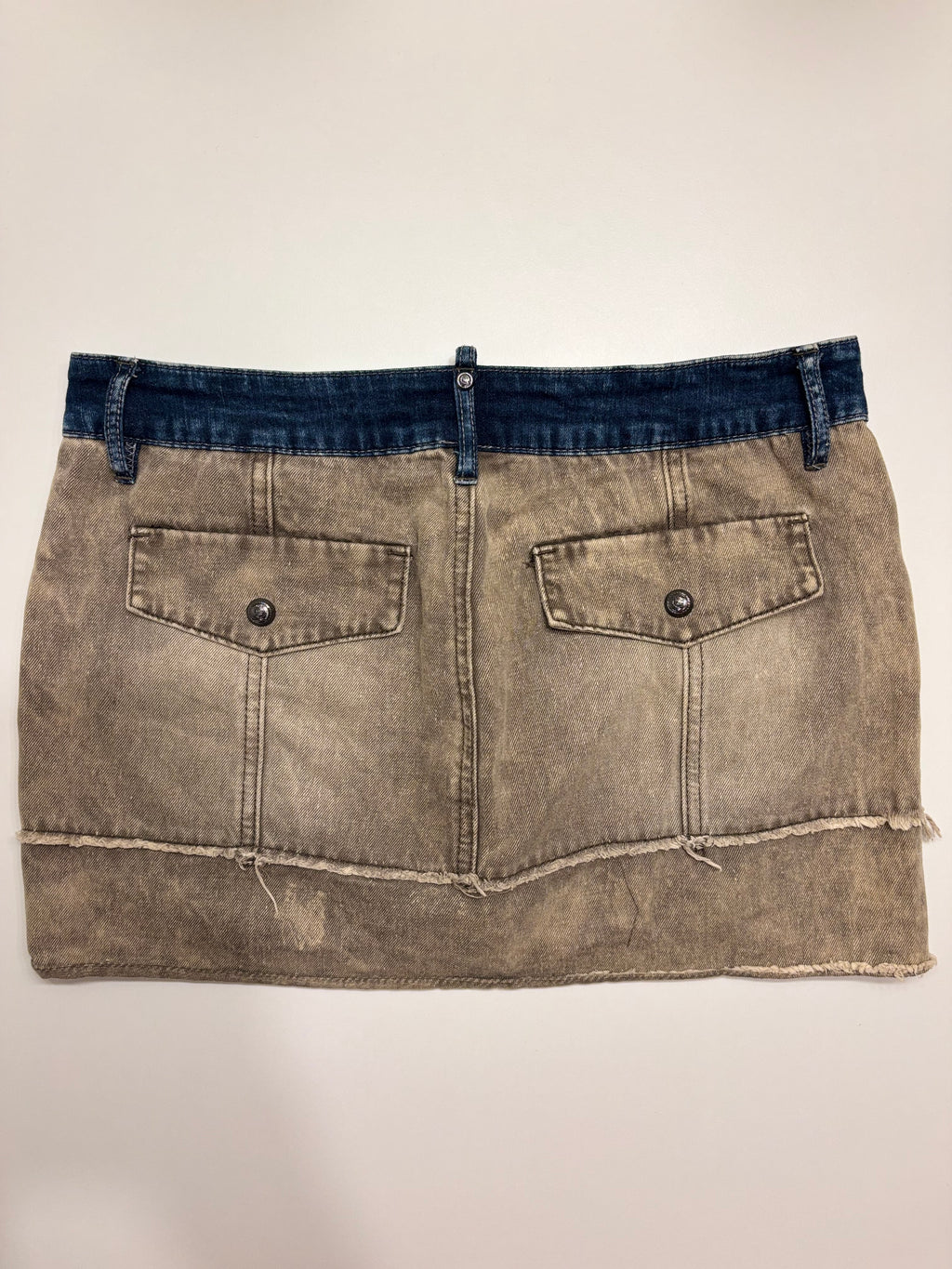 Y2K Mini Denim Lin Skjørt