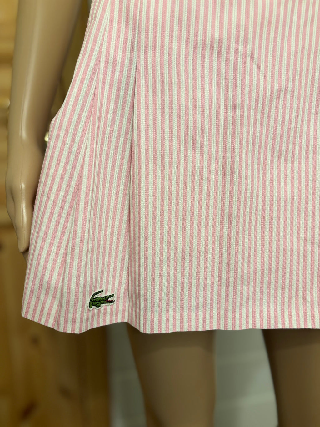 Rosa Lacoste Tennisskjørt