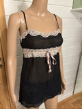 Intimissimi Svart Mesh Topp Blonder