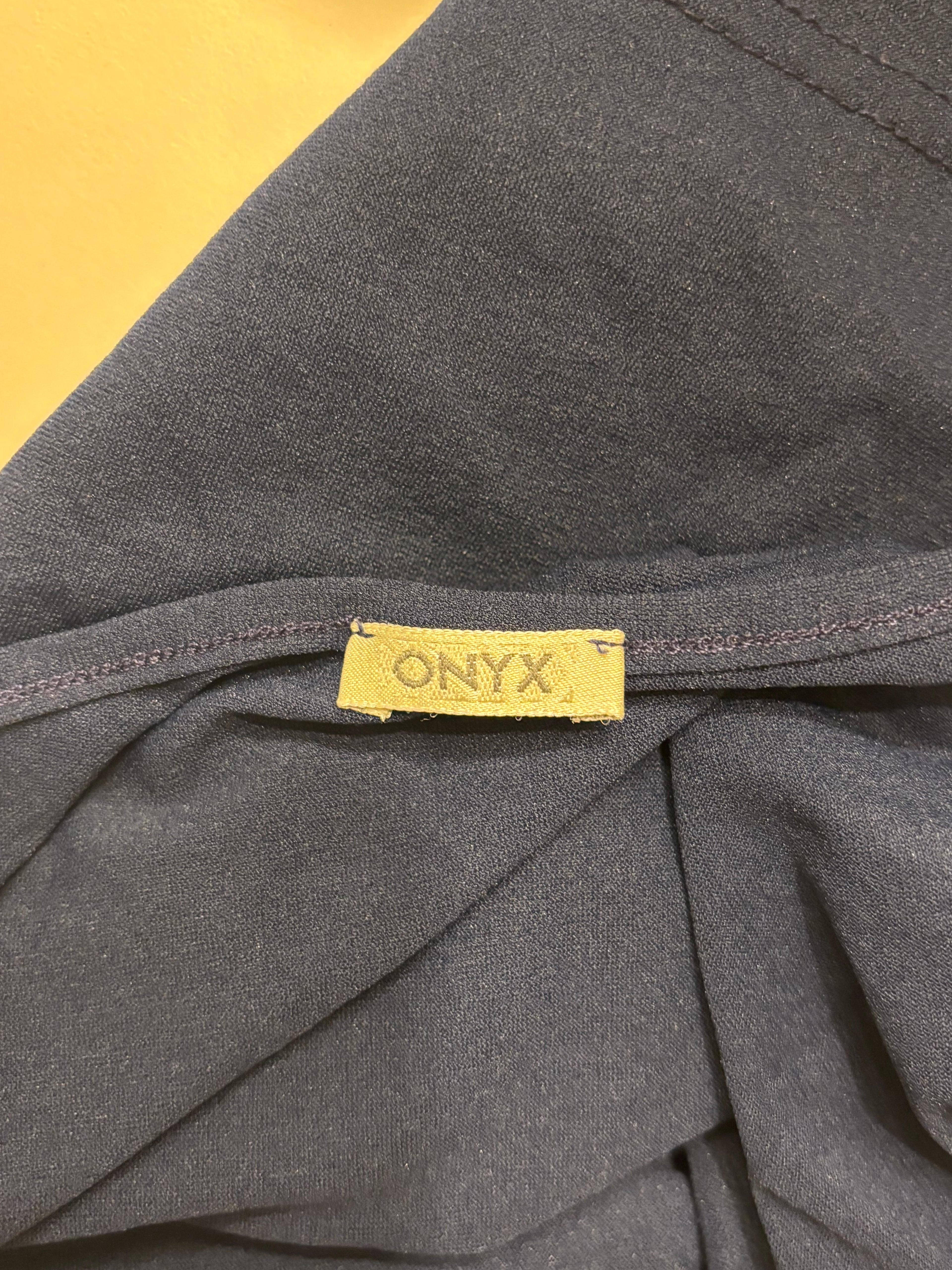 Mørkeblå Basic Mesh Topp