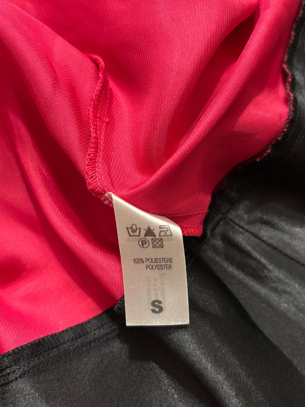 Rosa Svart Babydoll Topp