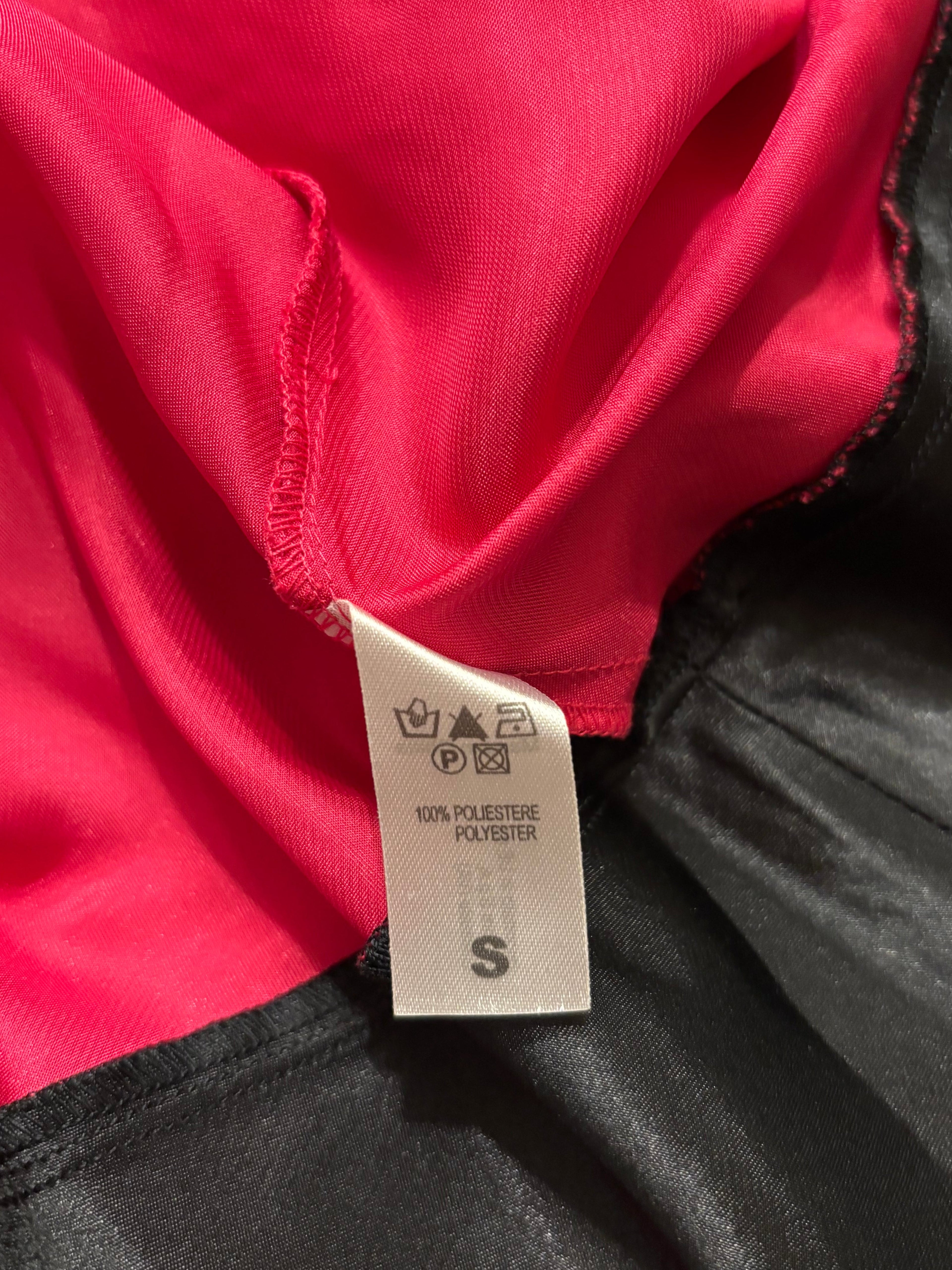 Rosa Svart Babydoll Topp