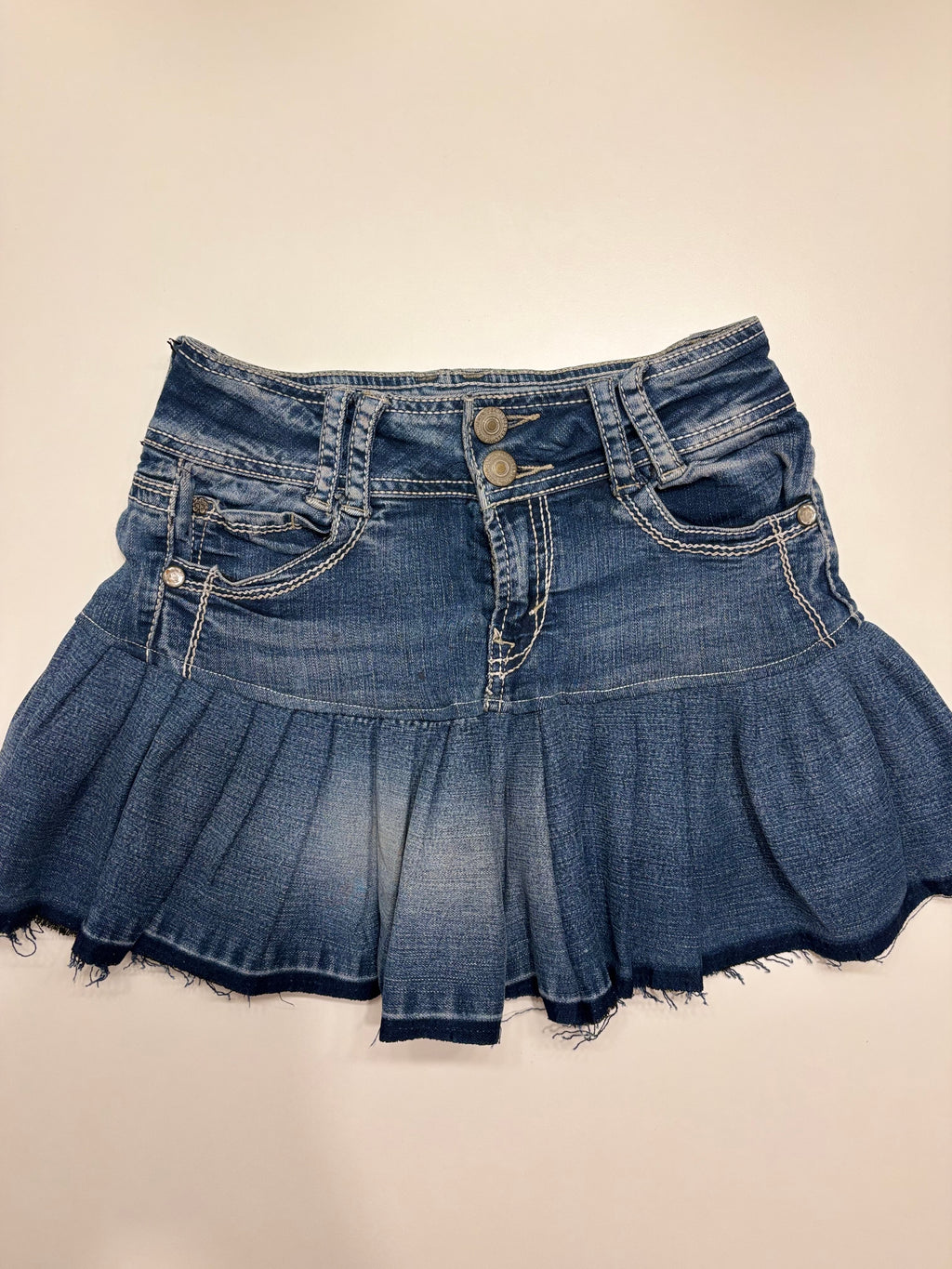 Wallflower Mini Denim Skjørt