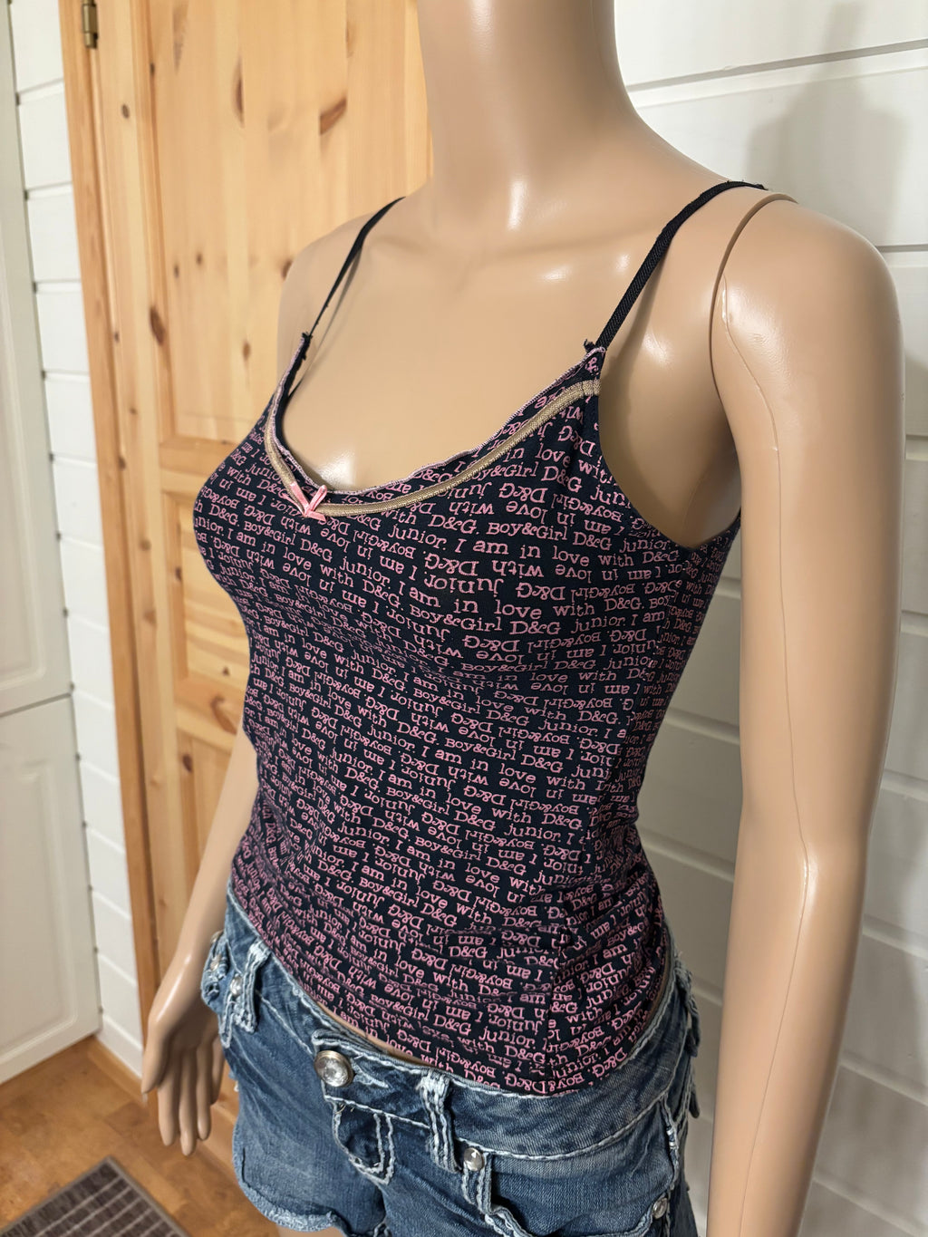 Dolce&Gabbana Junior Topp Rosa Svart