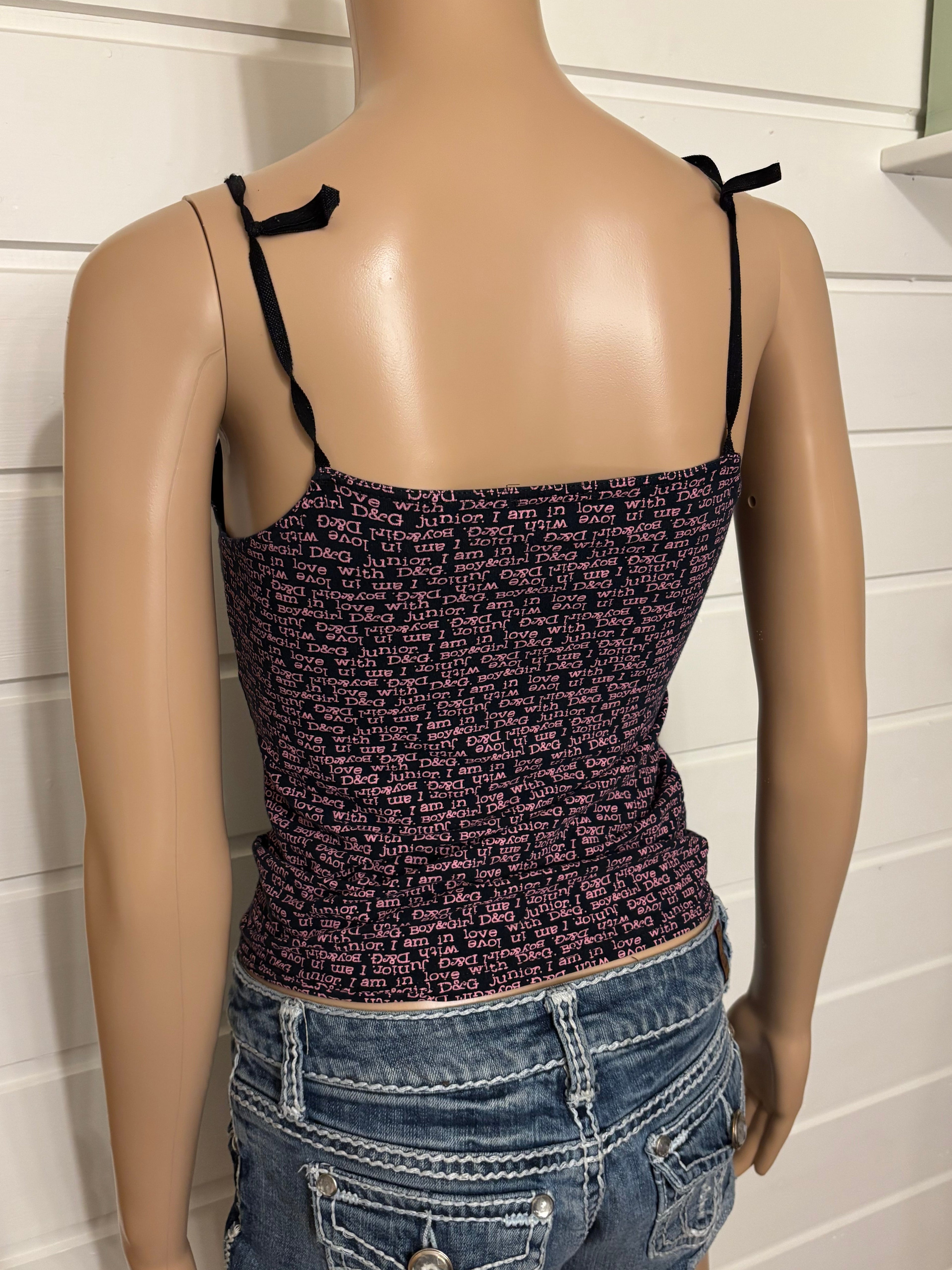 Dolce&Gabbana Junior Topp Rosa Svart