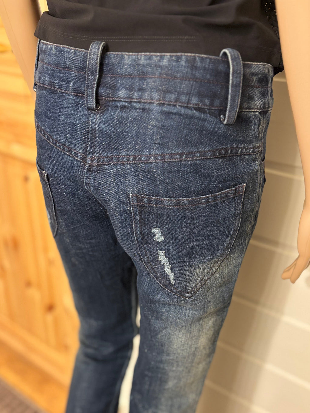 Vintage Jeans Sleng Glitter