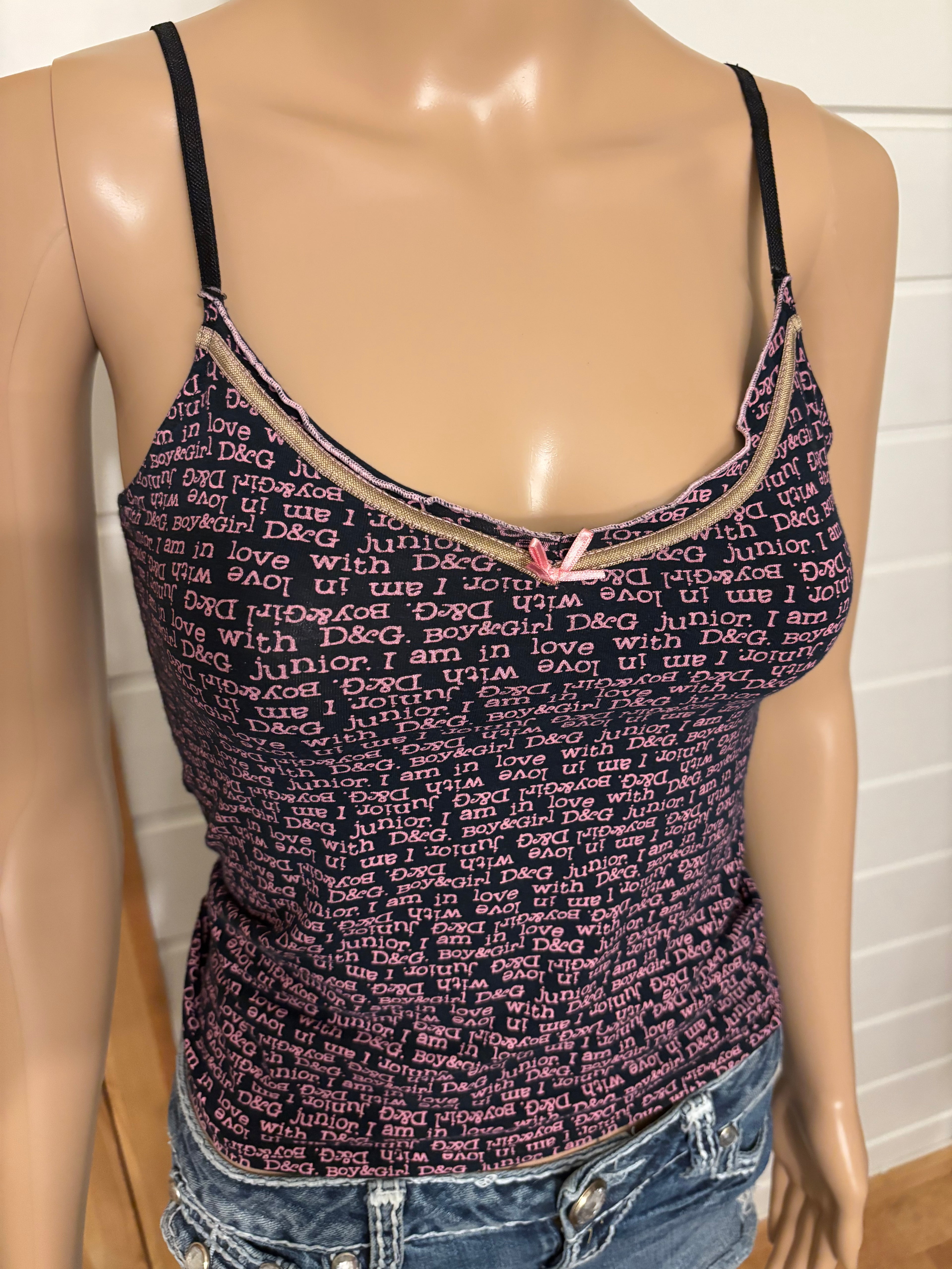Dolce&Gabbana Junior Topp Rosa Svart