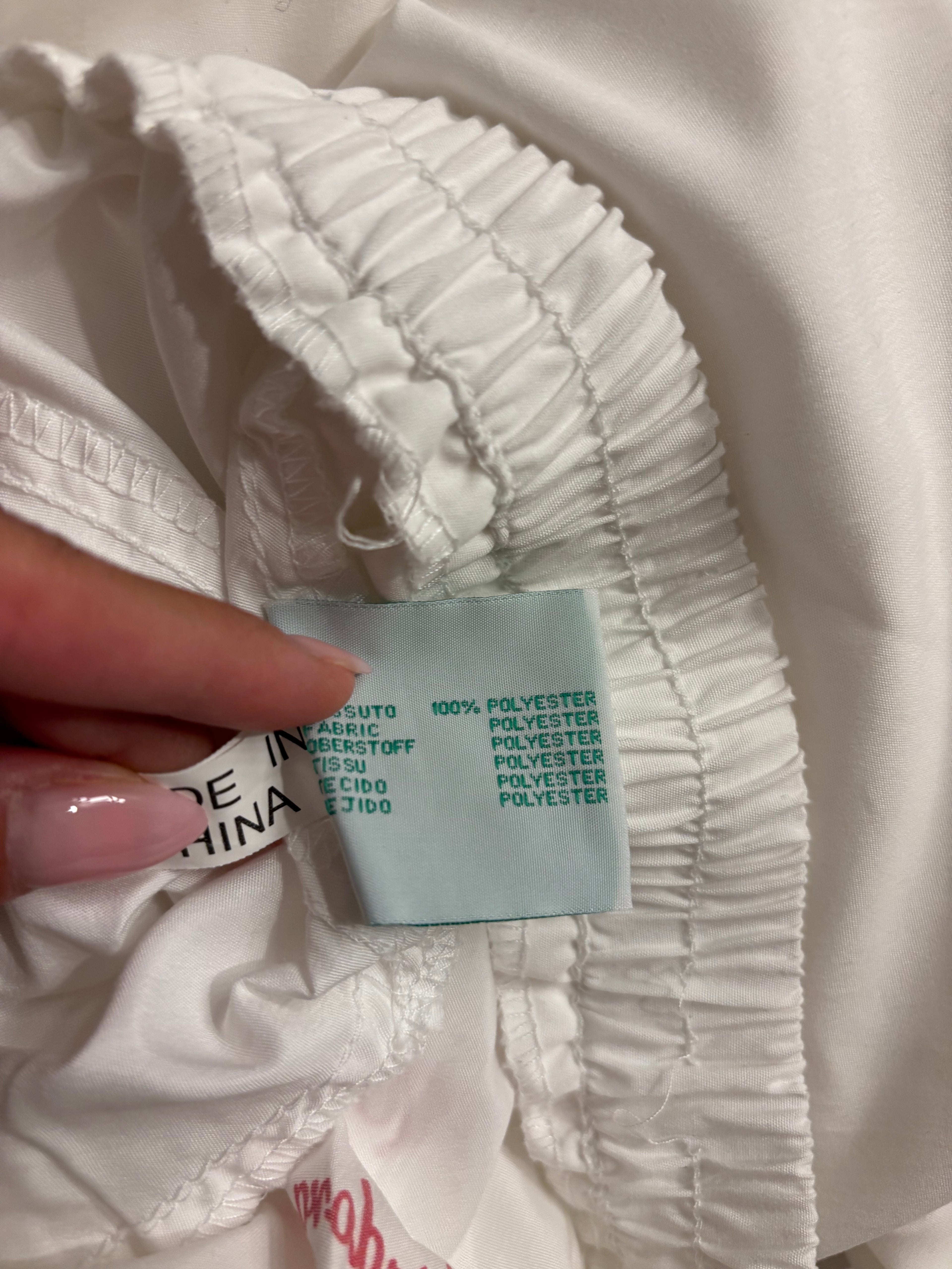 Diadora Hvit Kne Bukse