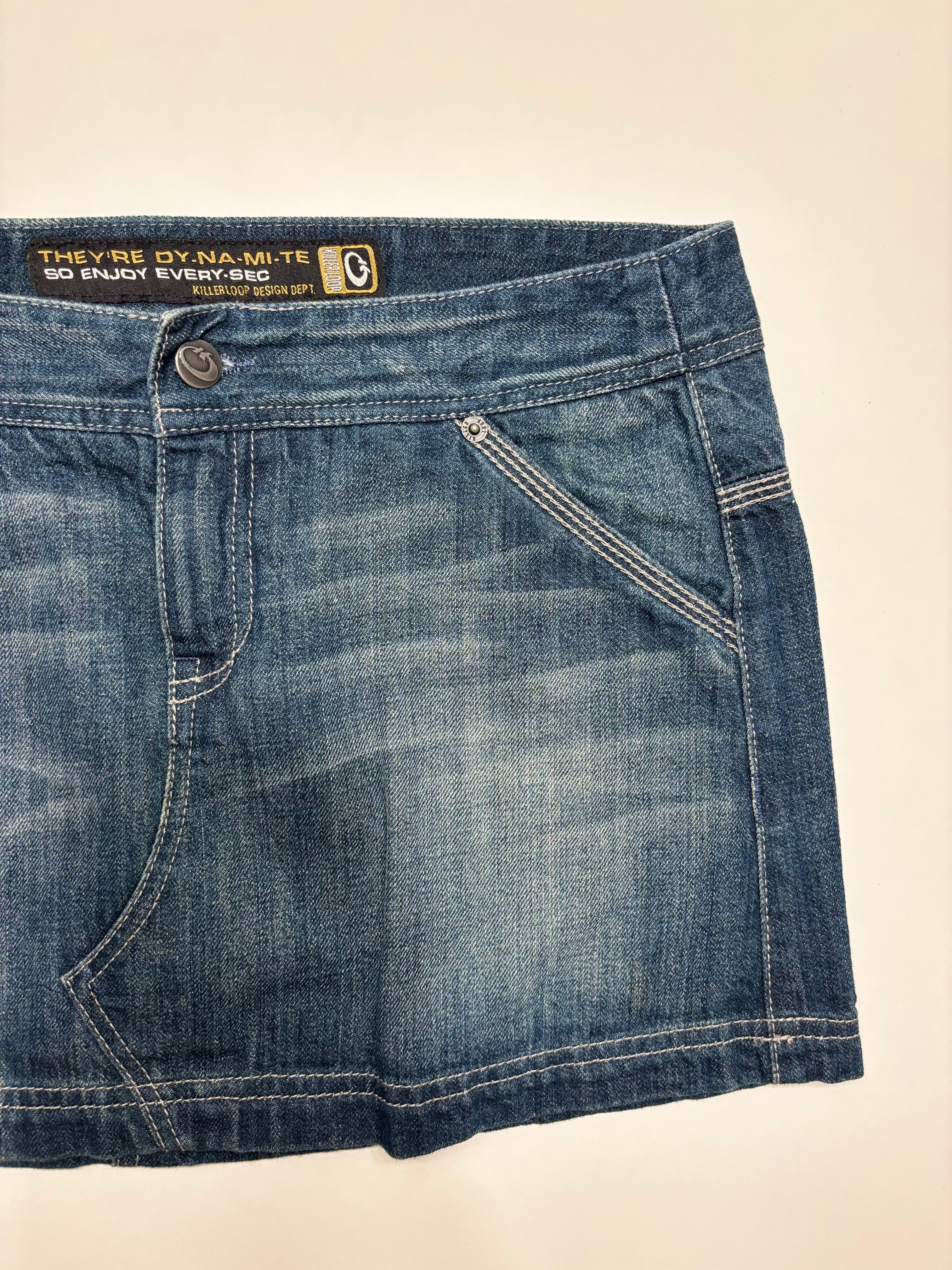 Mini Denim Skjørt