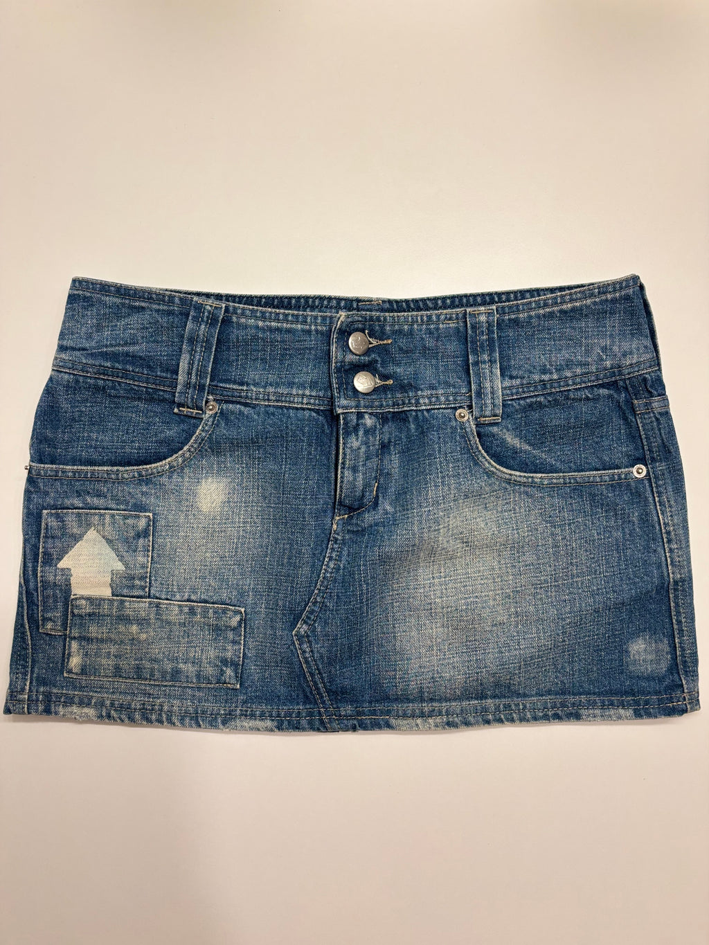 Denim Mini Skjørt