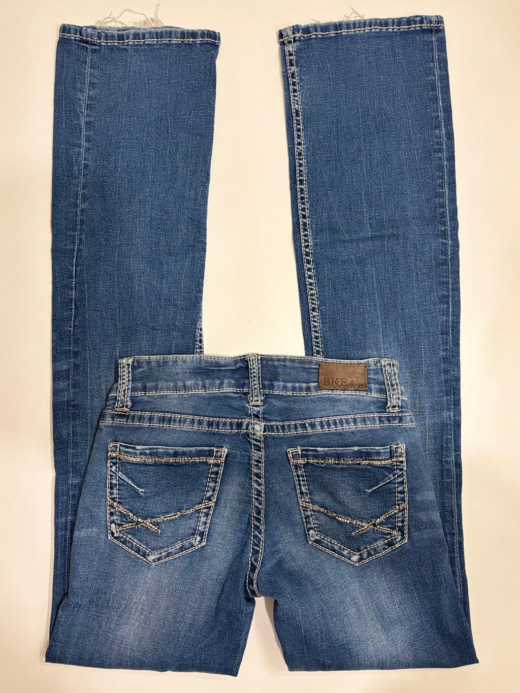 Vintage Jeans Bootcut Broderte Lommer