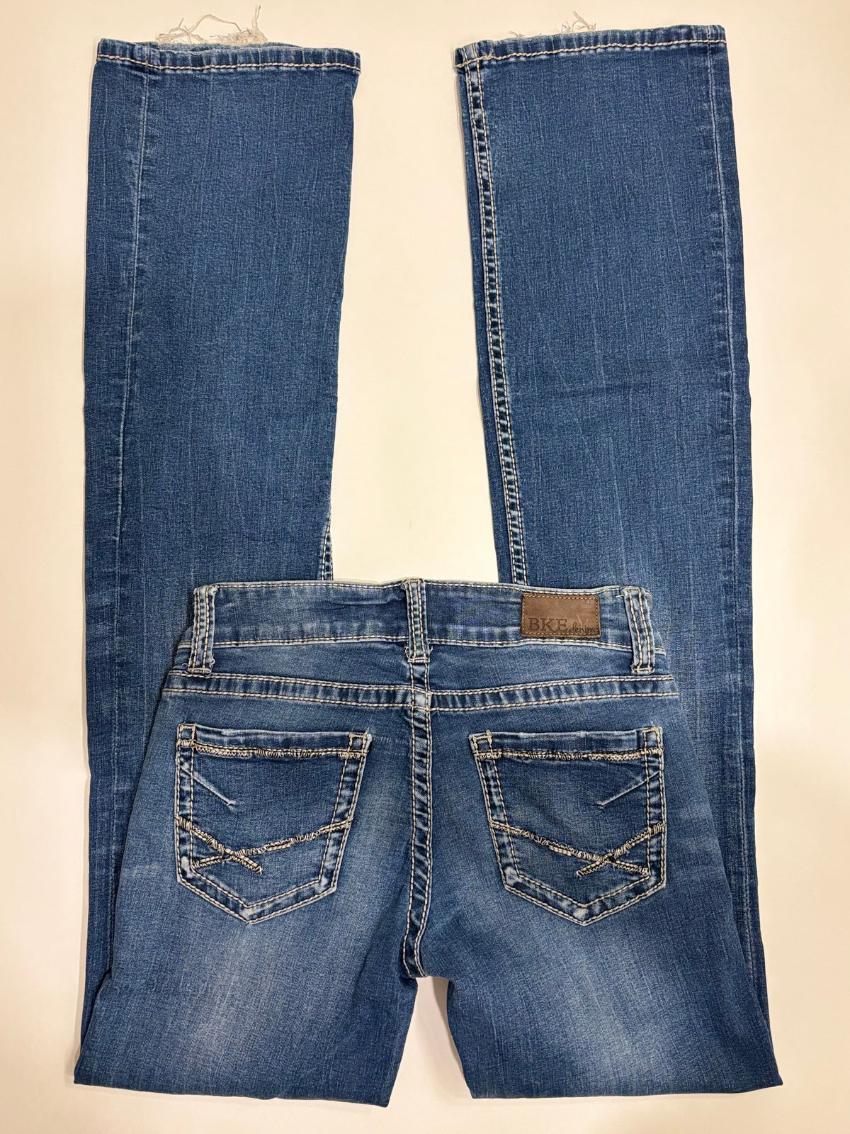 Vintage Jeans Bootcut Broderte Lommer