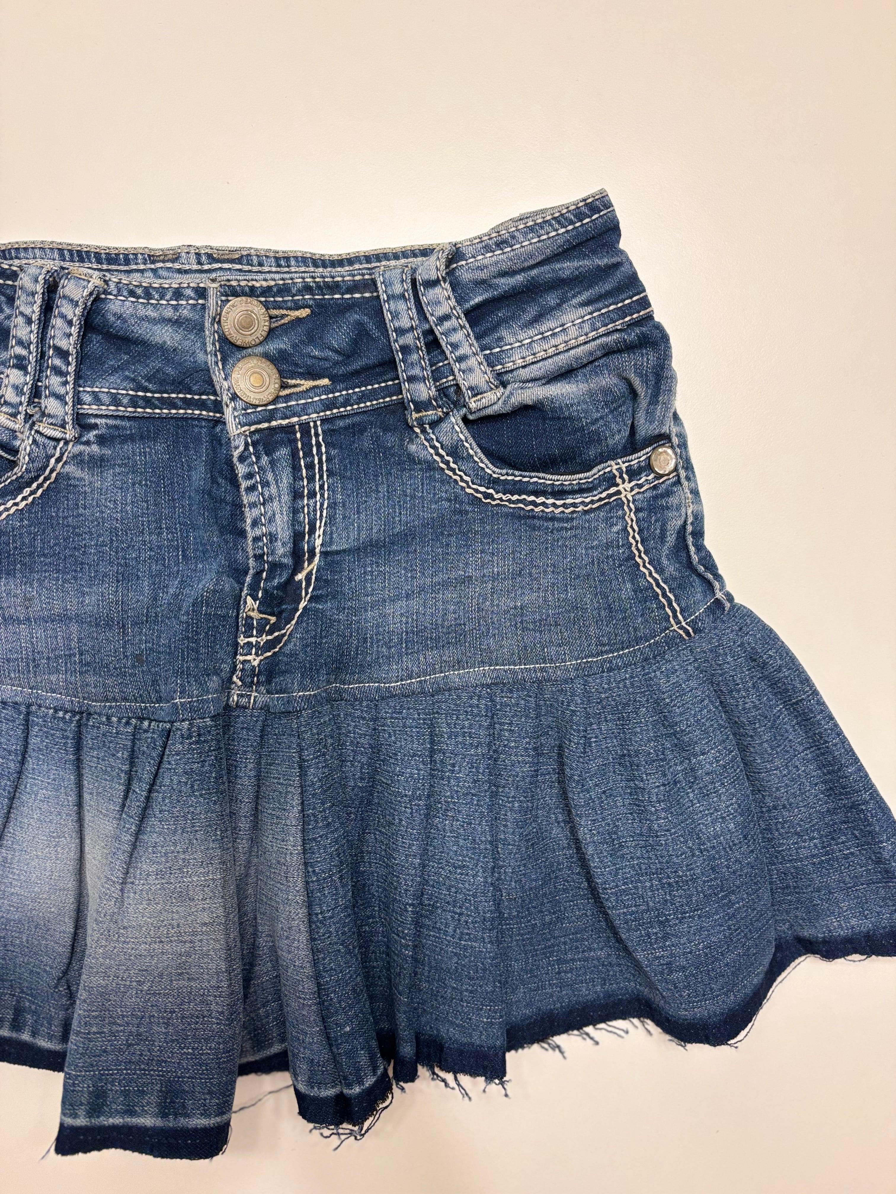 Wallflower Mini Denim Skjørt