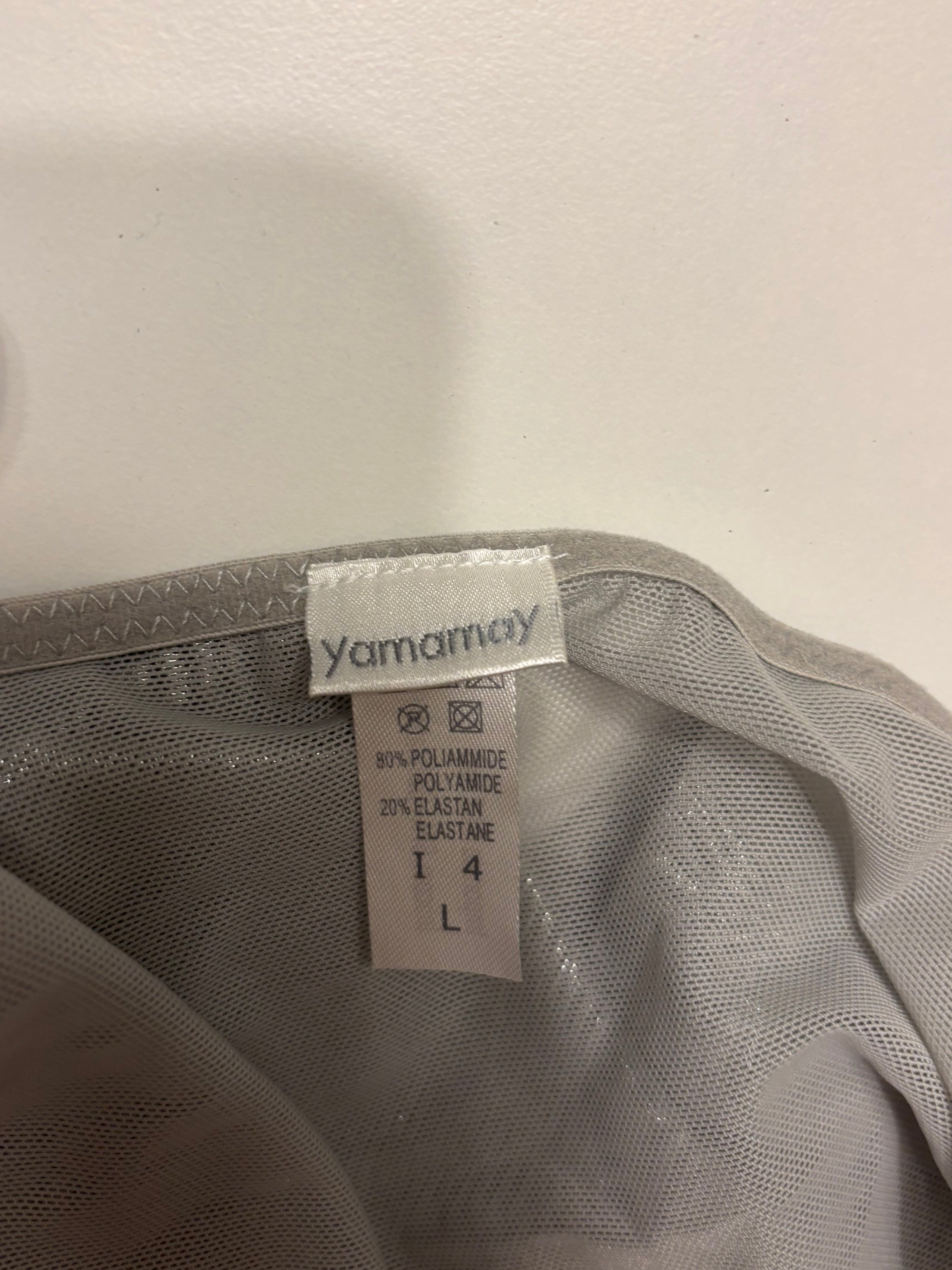 Sølv Mesh Topp