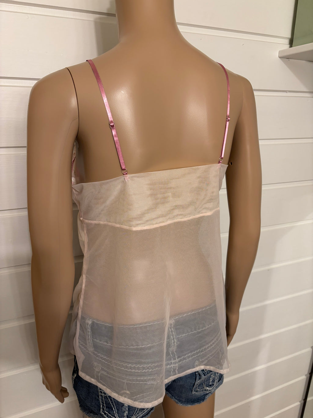 Lyserosa Mesh Topp