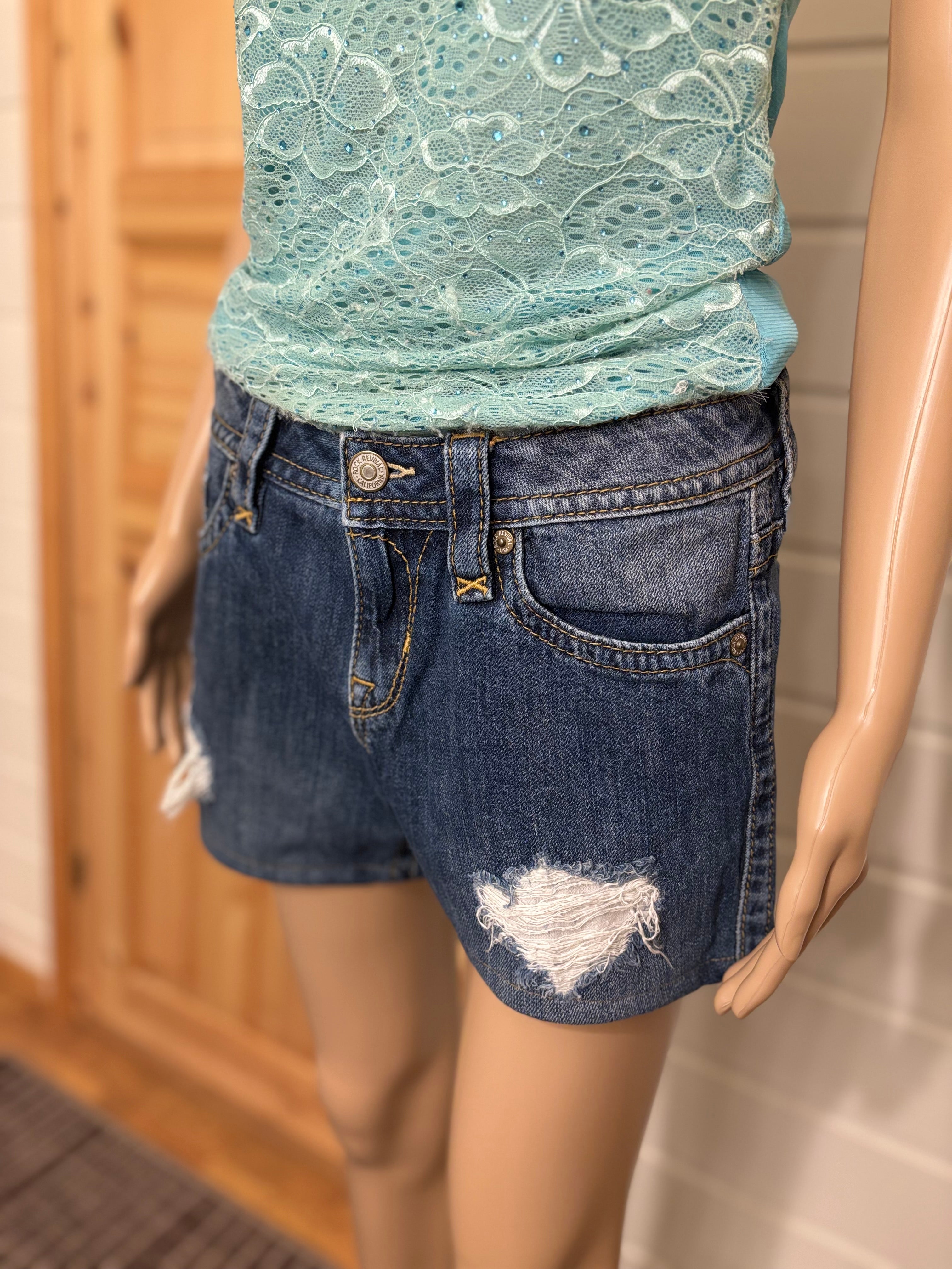 Rock Revival Denim Shorts