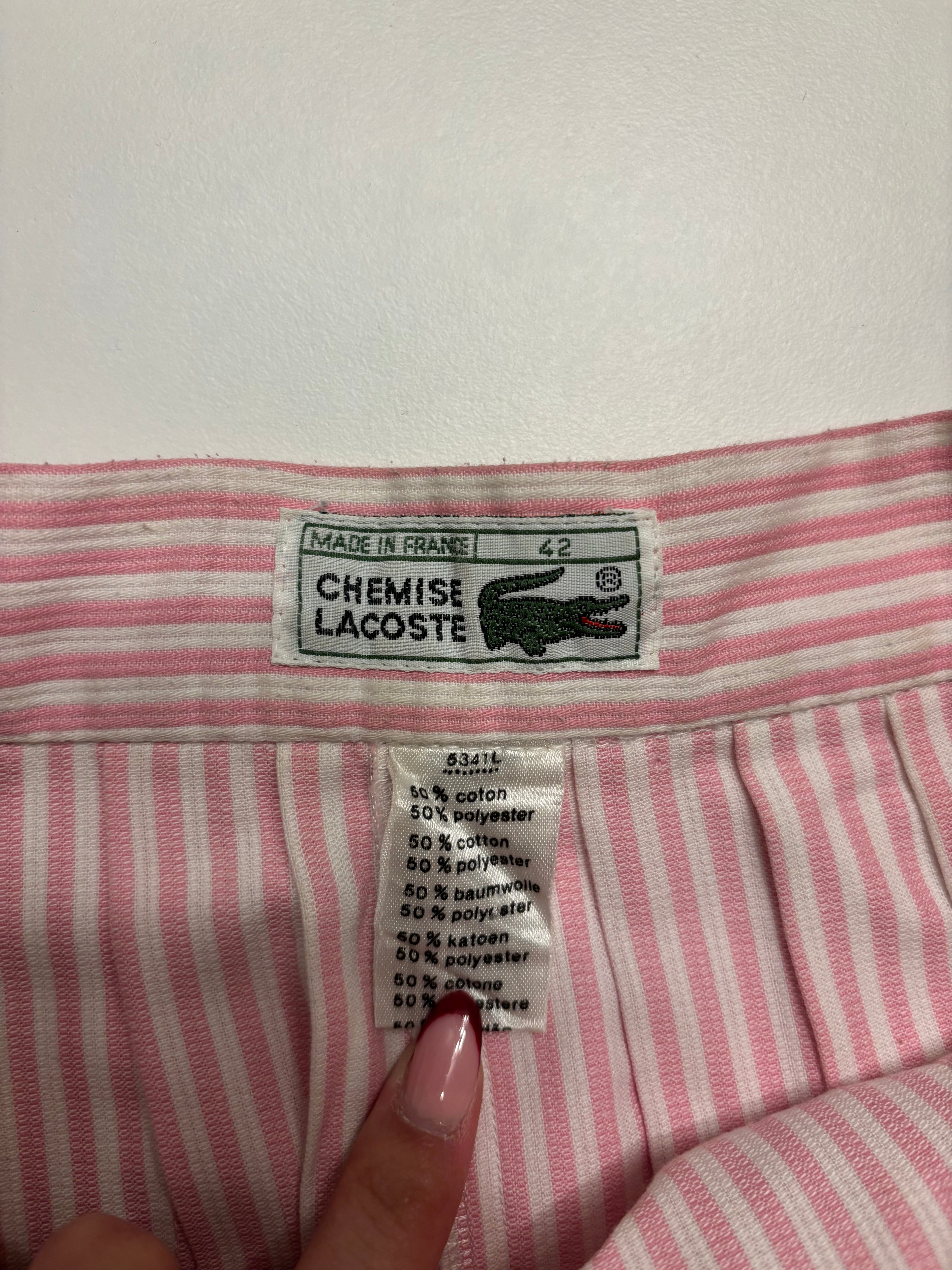 Rosa Lacoste Tennisskjørt