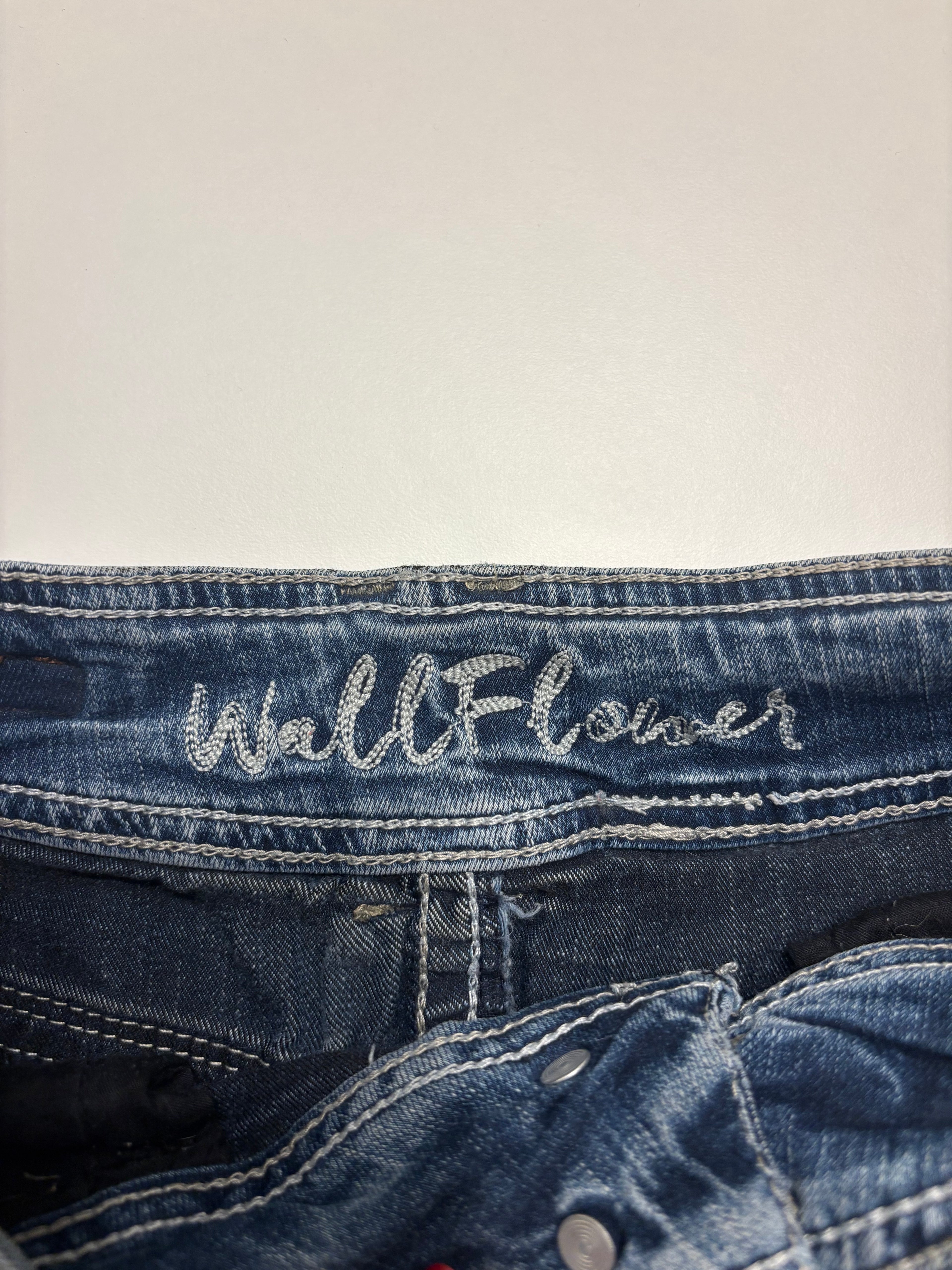 Wallflower Mini Denim Skjørt