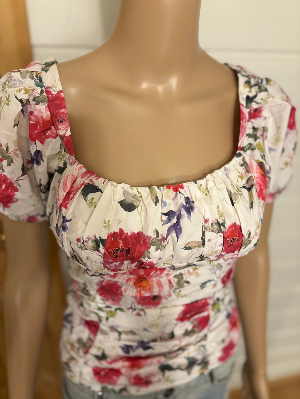 LIU JO Blomstret Bluse