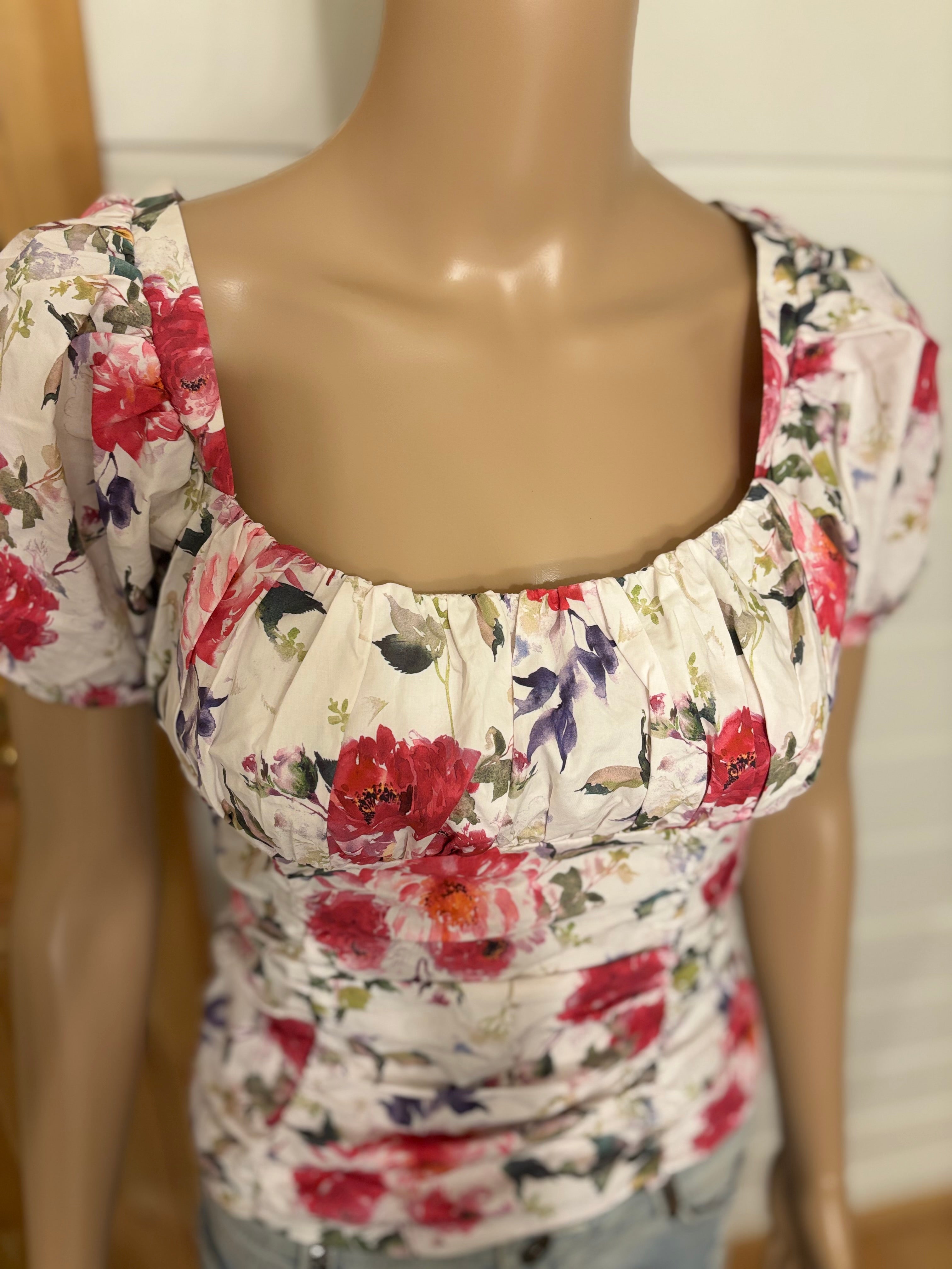 LIU JO Blomstret Bluse