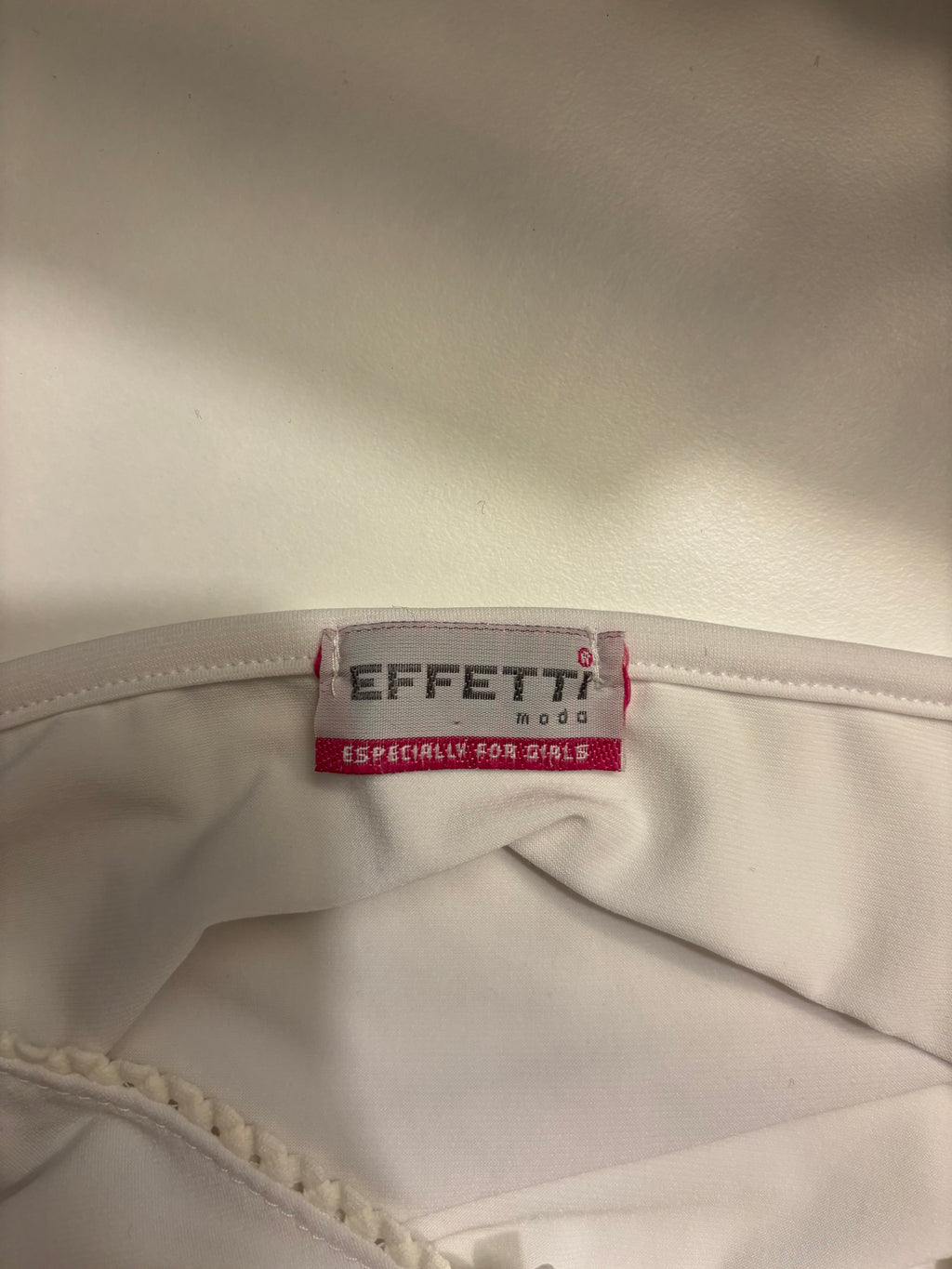 Hvit Topp 3/4-ermer