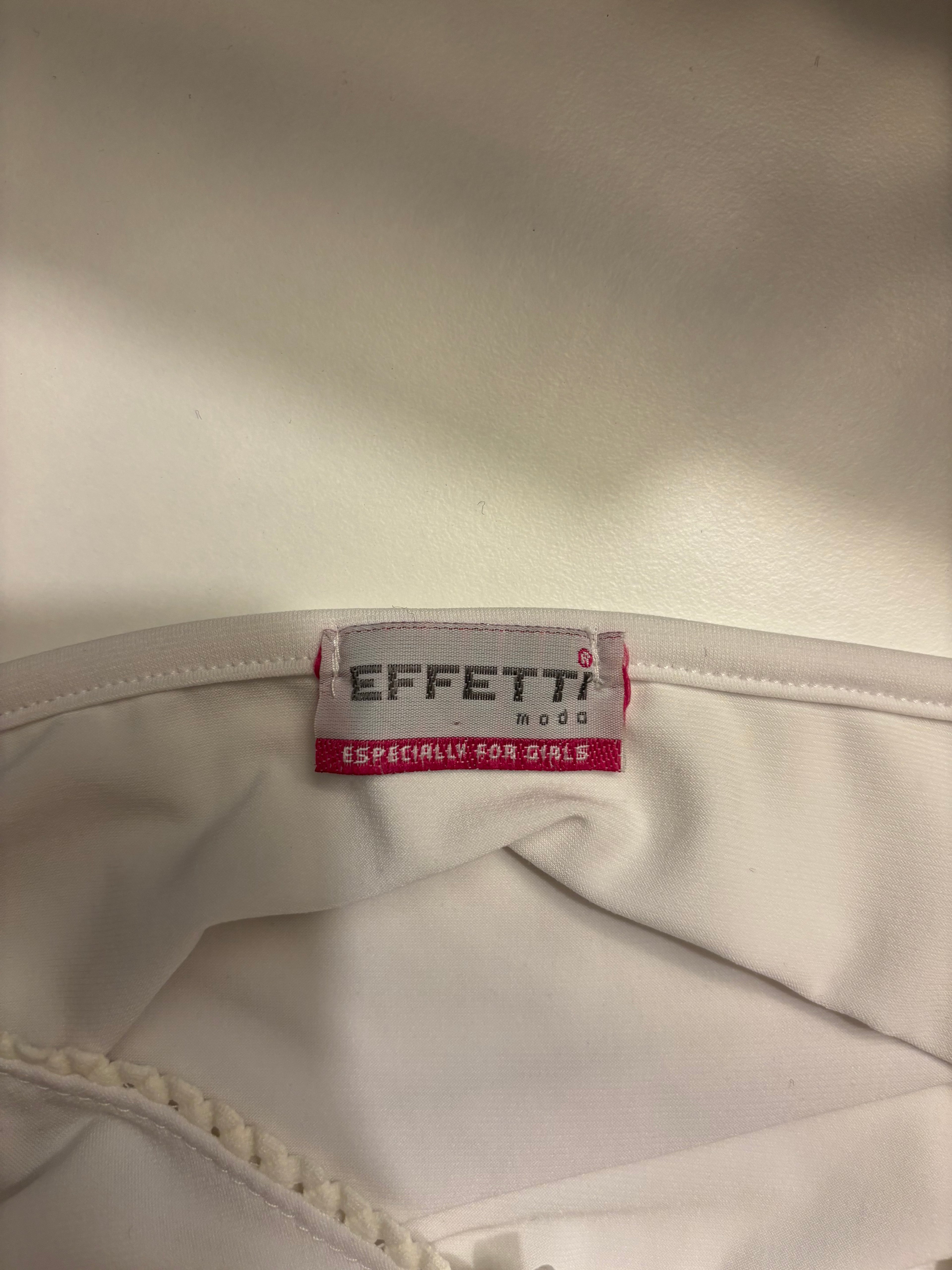 Hvit Topp 3/4-ermer