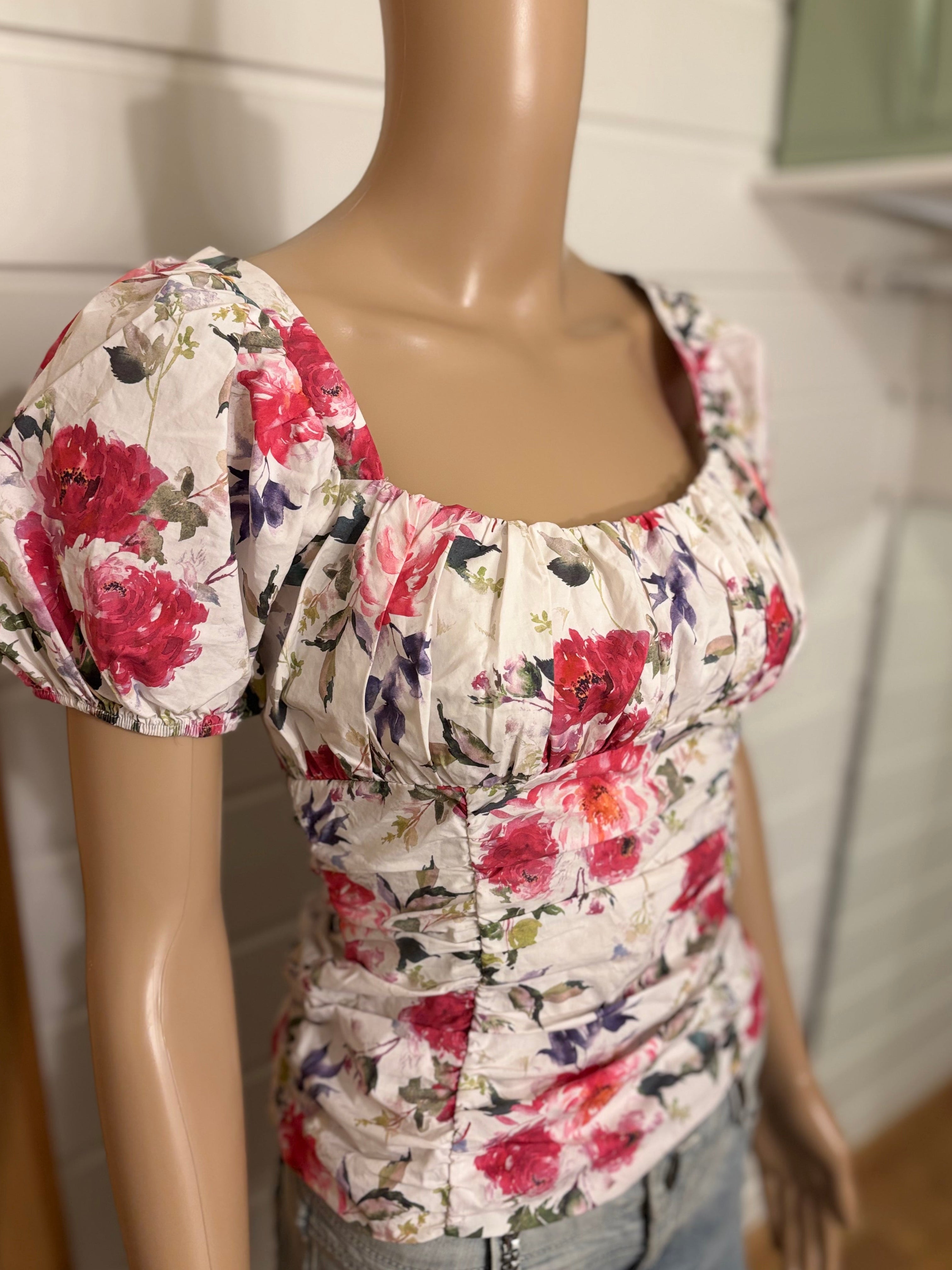 LIU JO Blomstret Bluse