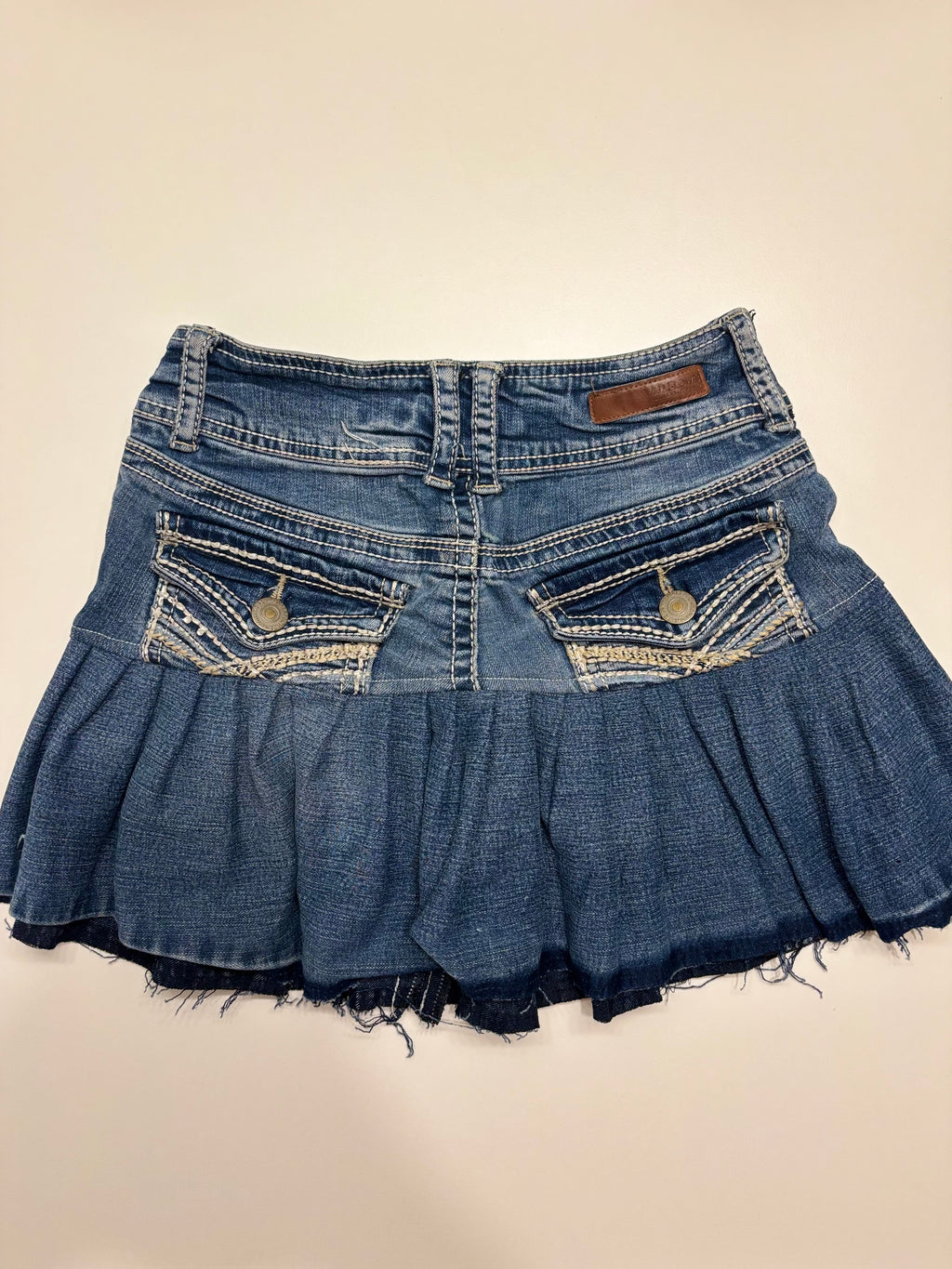 Wallflower Mini Denim Skjørt