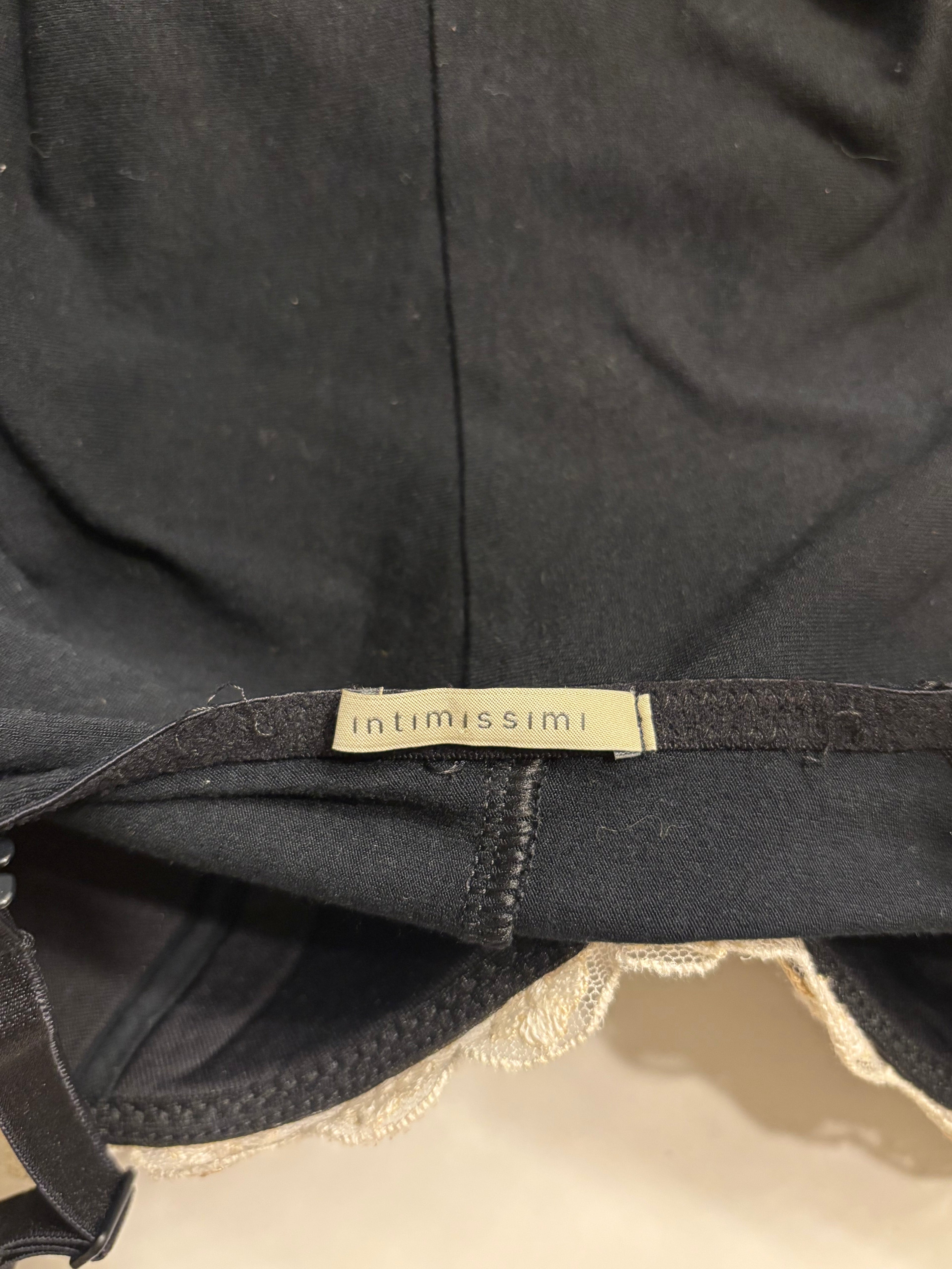 Intimissimi Svart Velvet Topp