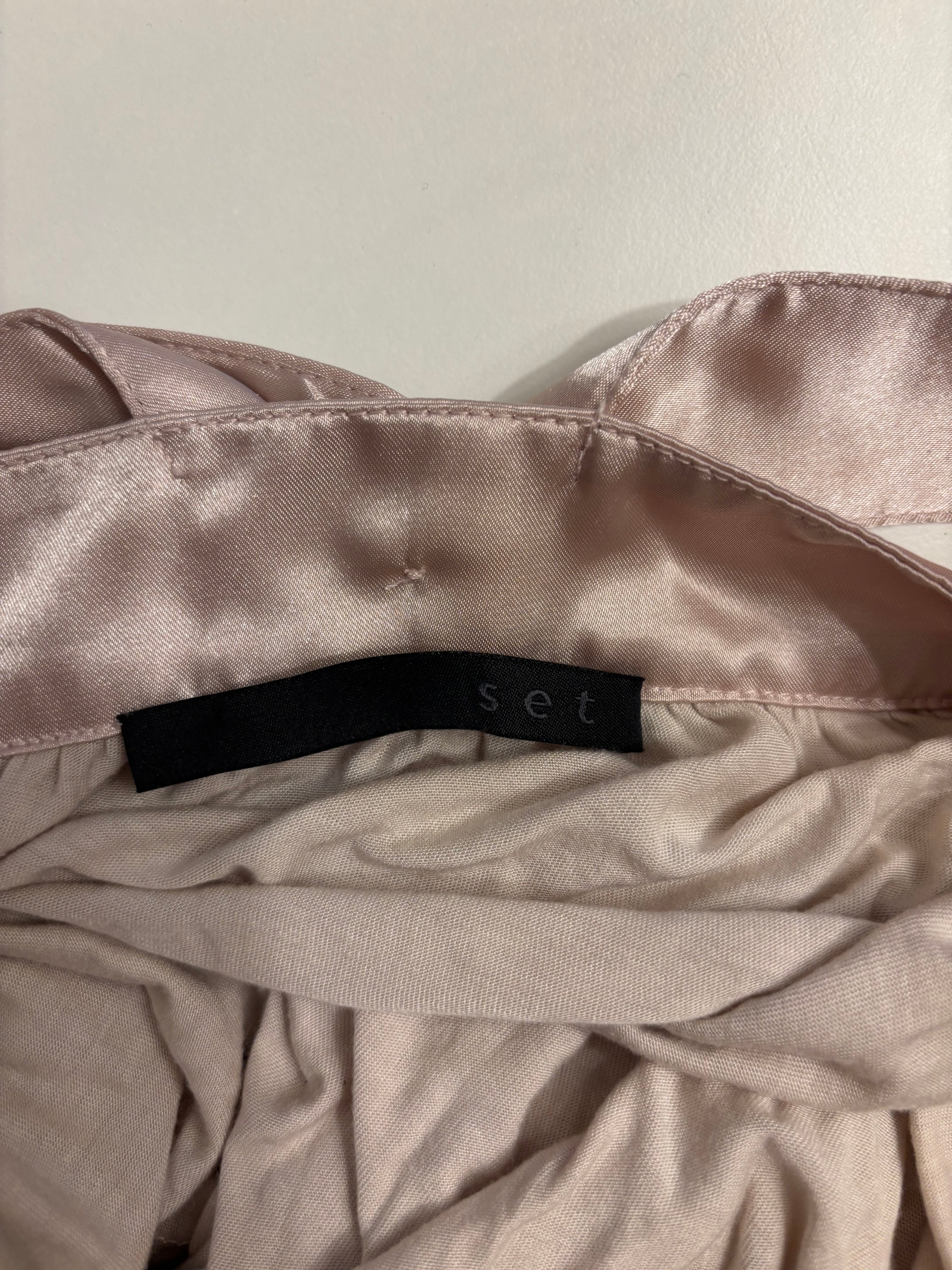 Lyserosa Slip Kjole