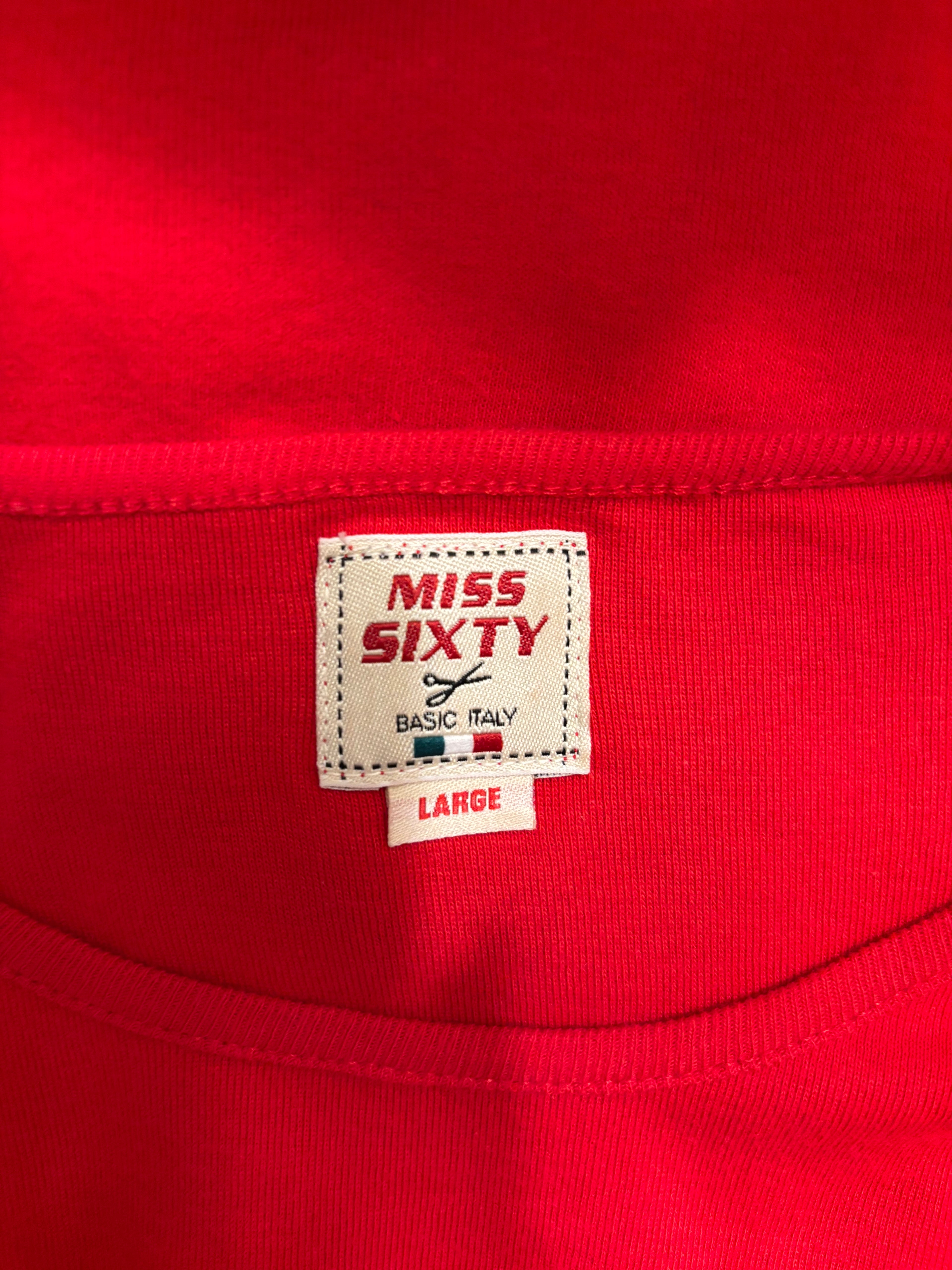 Rød Miss Sixty T-skjorte