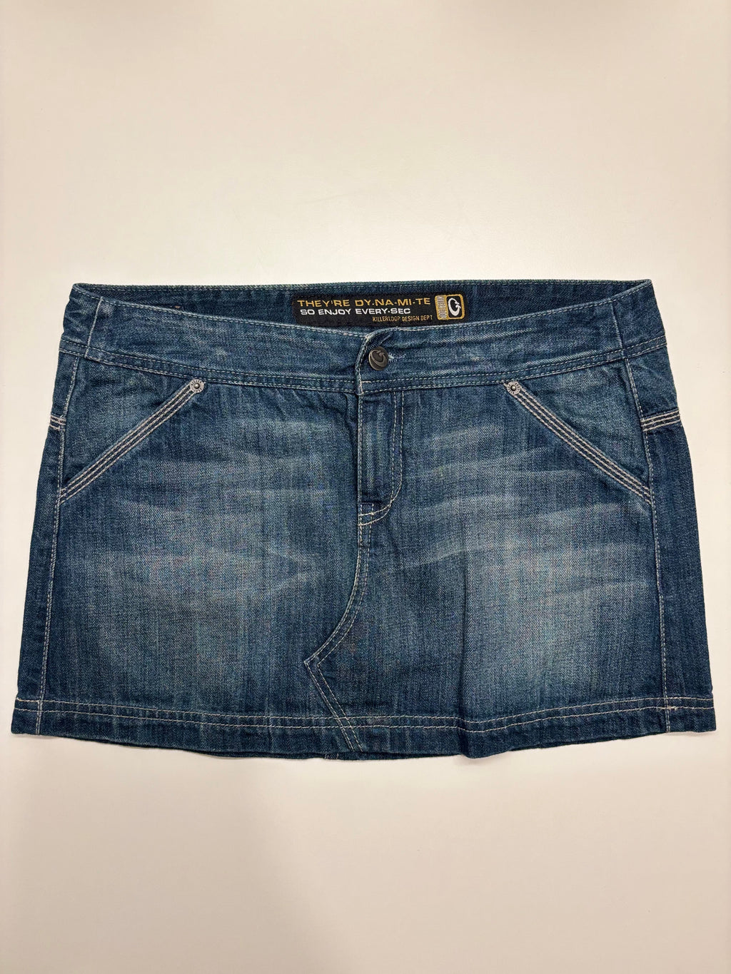 Mini Denim Skjørt