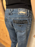 LA.IDOL Jeans Sleng Pyntede Lommer