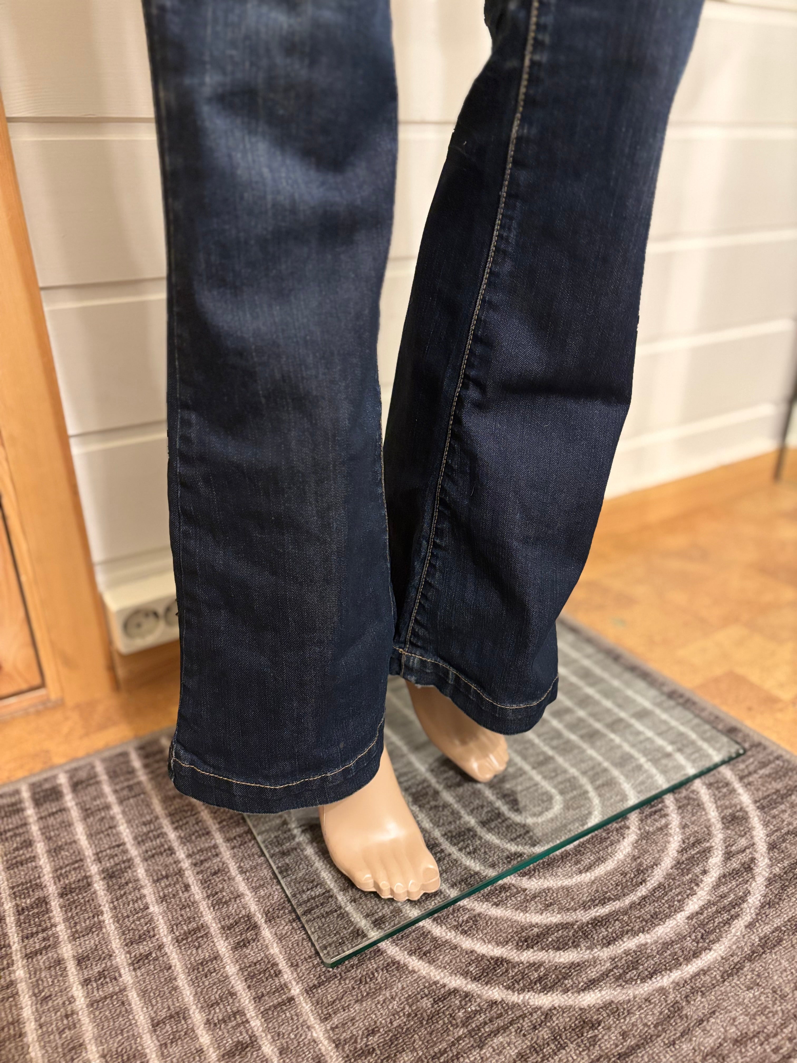 Only Vintage Jeans Sleng Borderte Lommer
