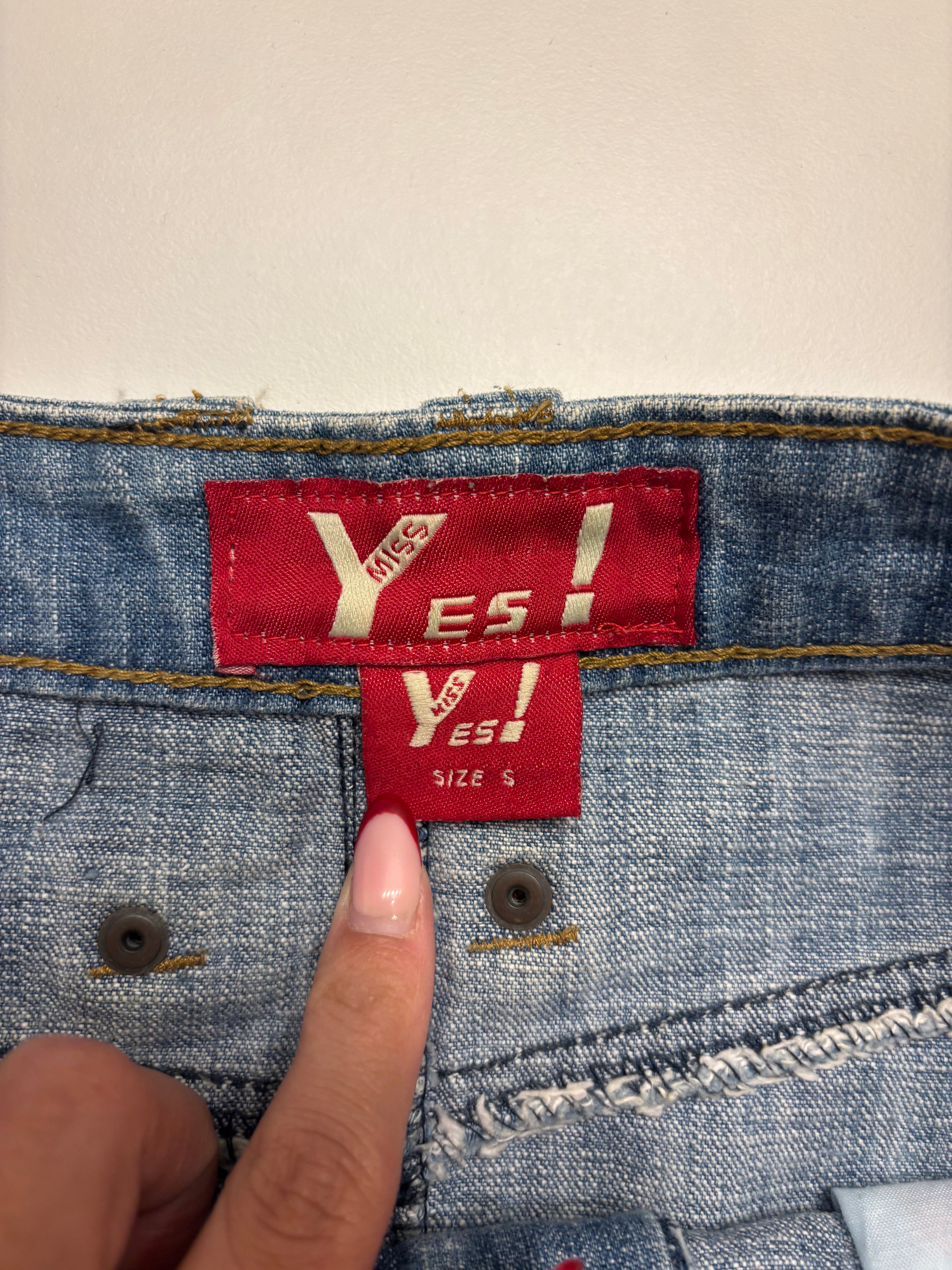 Mini Denim Skjørt
