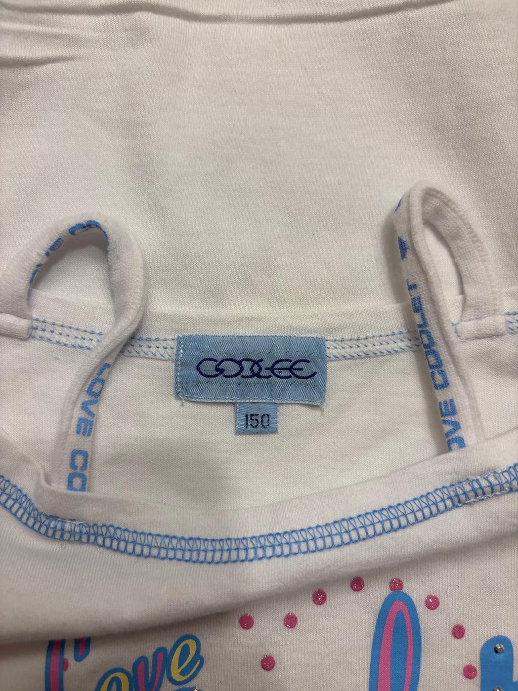 "Love Coolet" Hvit T-skjorte