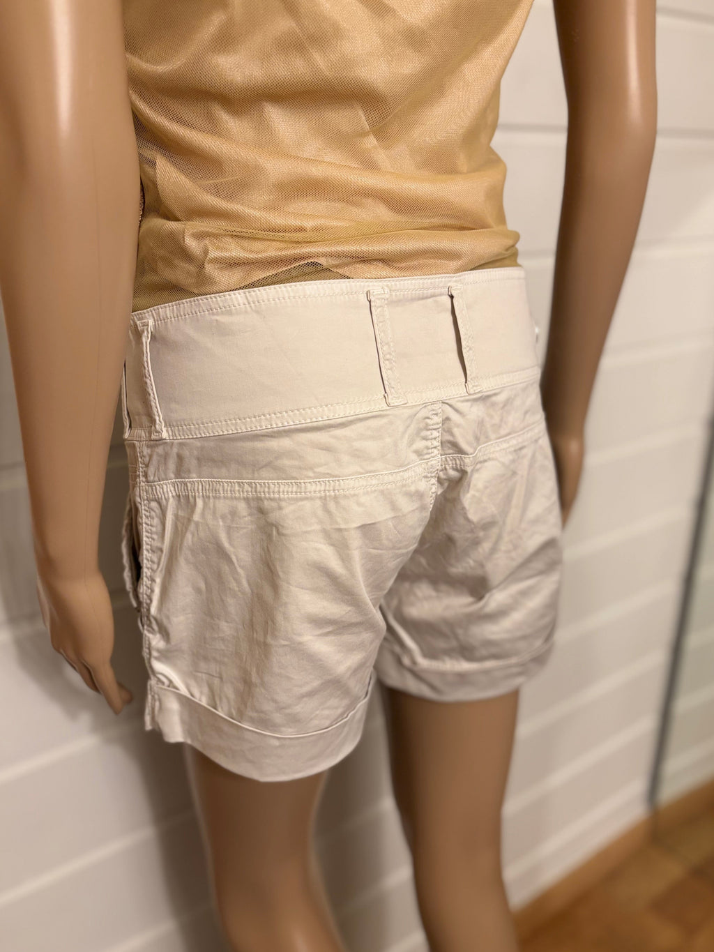Beige Shorts