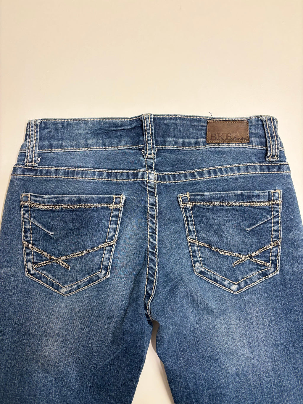 Vintage Jeans Bootcut Broderte Lommer