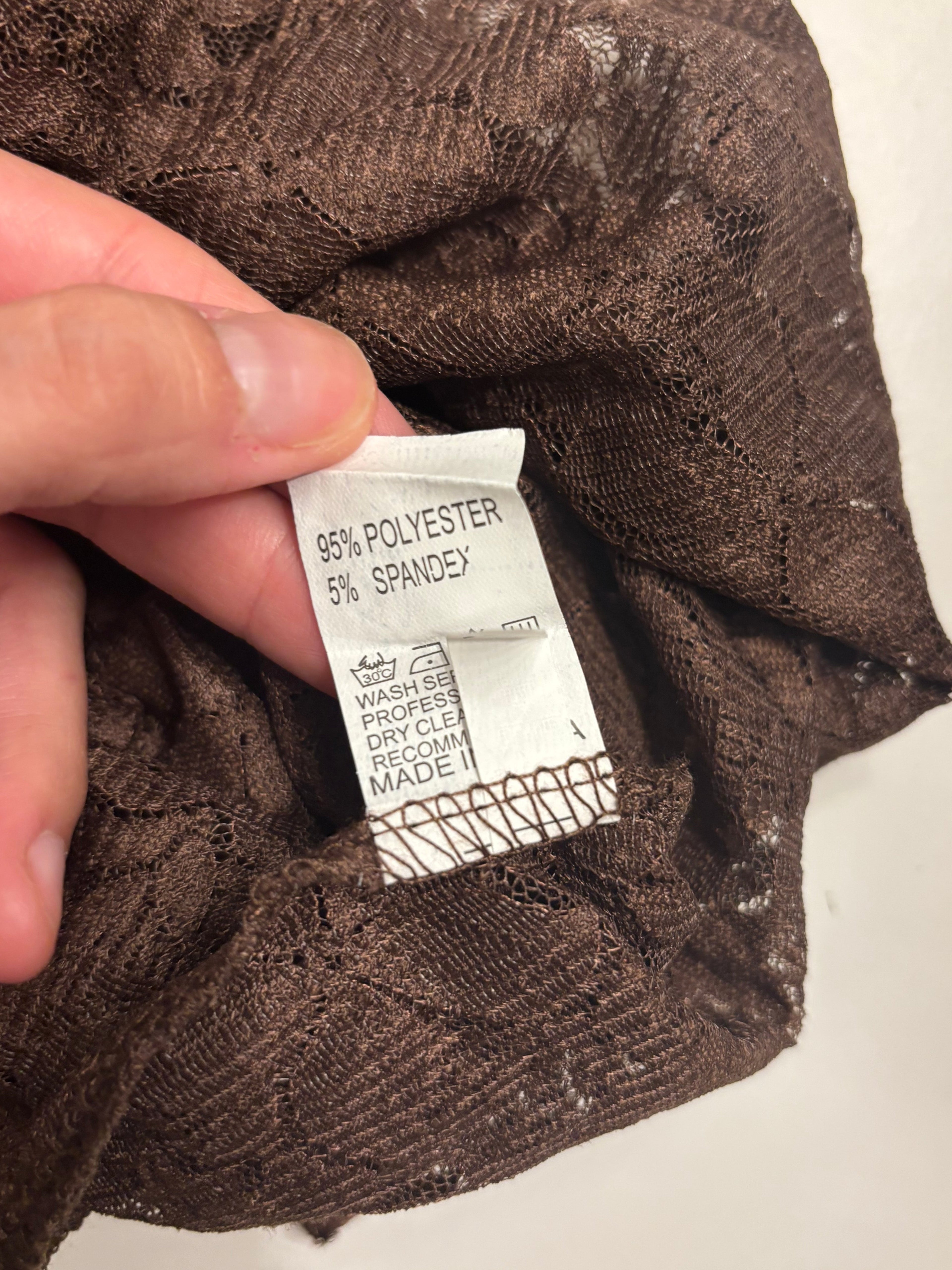Brun Blonde Topp Glitter Detaljer