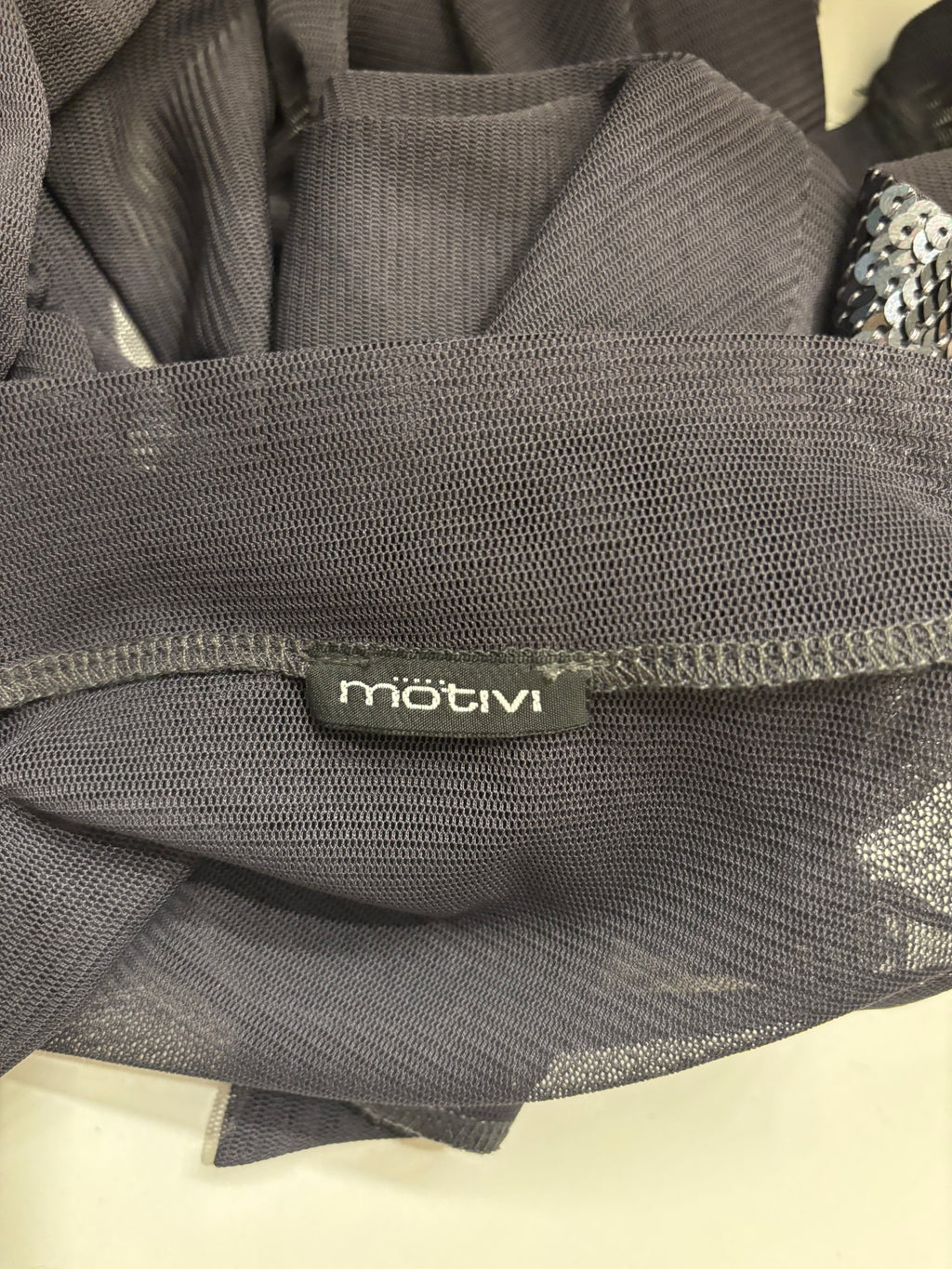 Svart Mesh Bolero Paljetter
