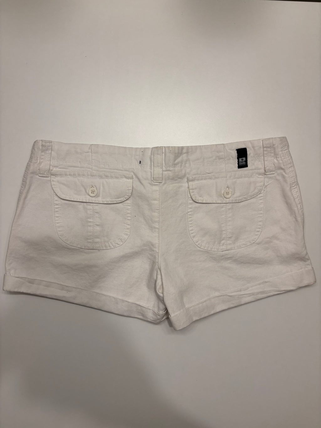 Hvit Denim Shorts