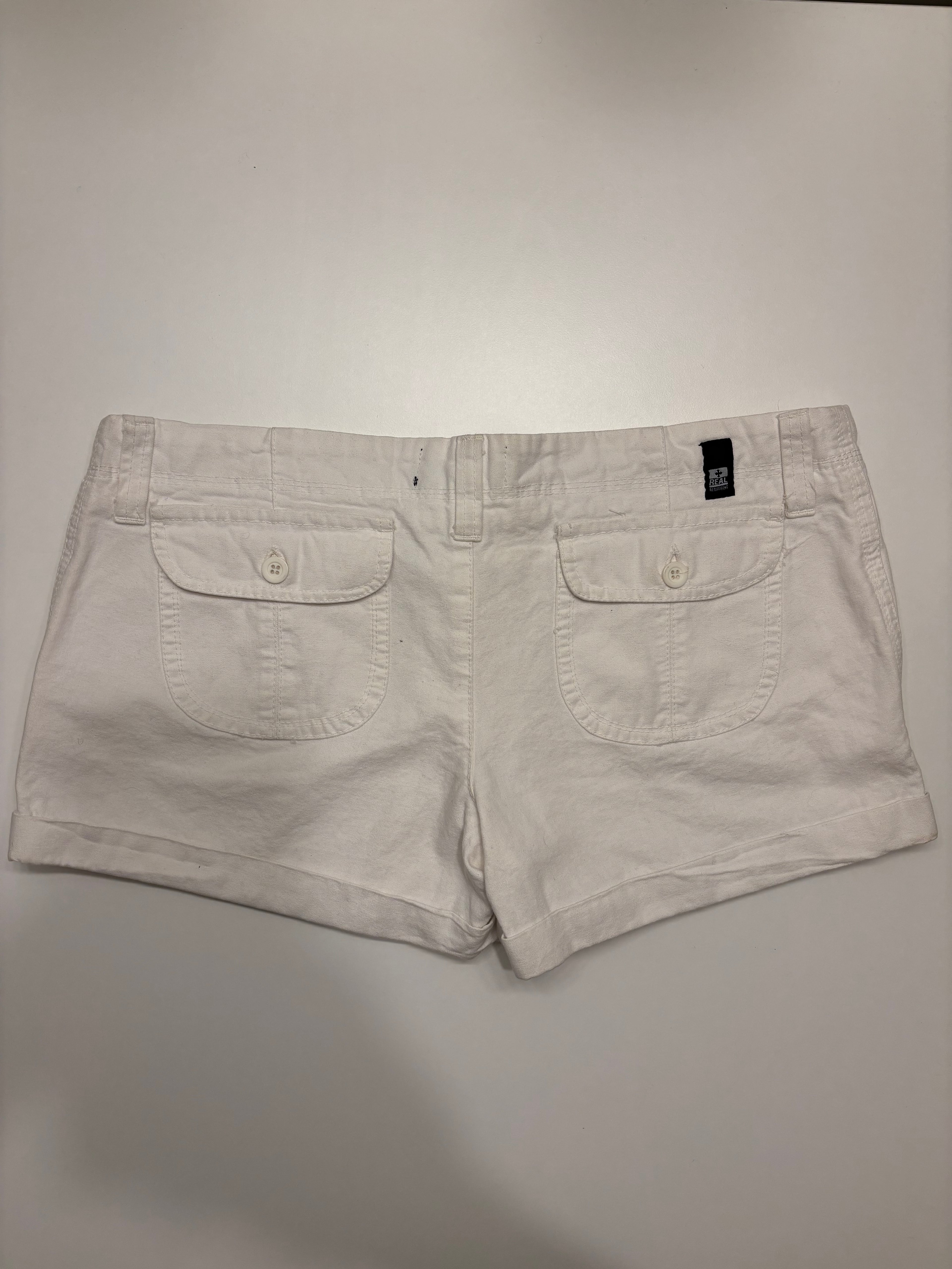 Hvit Denim Shorts