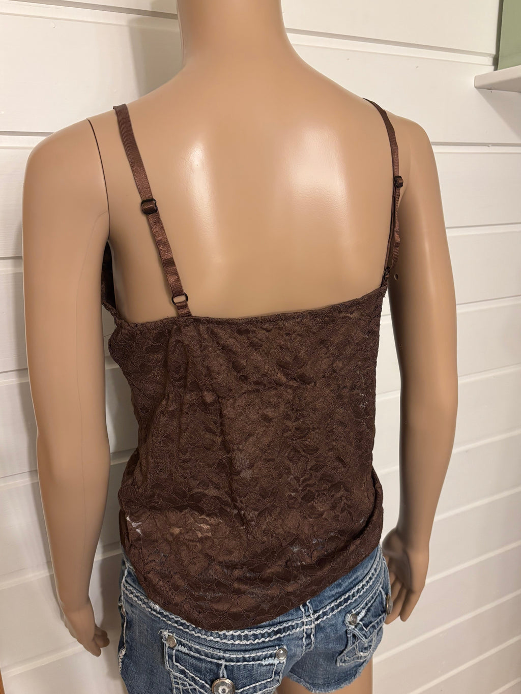 Brun Blonde Topp Glitter Detaljer