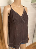 Brun Glitter Topp